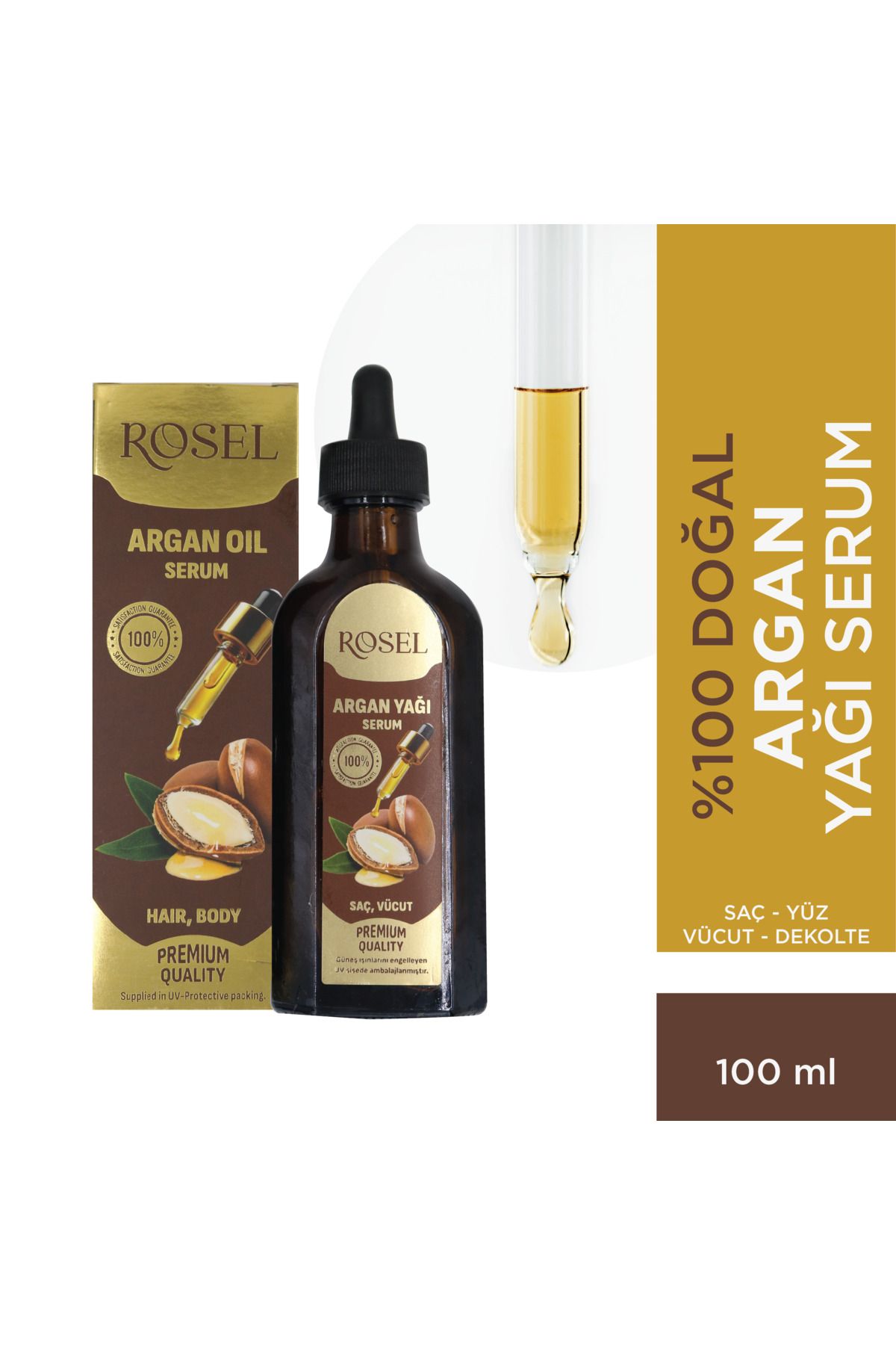 rosel %100 Doğal Argan Yağı Serum