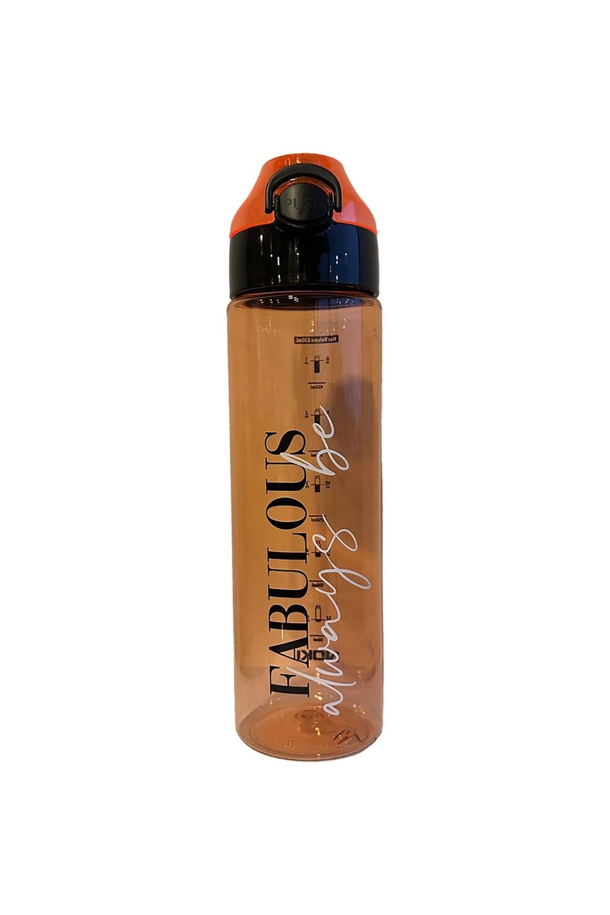 Noki NOKİ SU MATARASI TRİTAN AUTO KAPAK 630 ML Turuncu