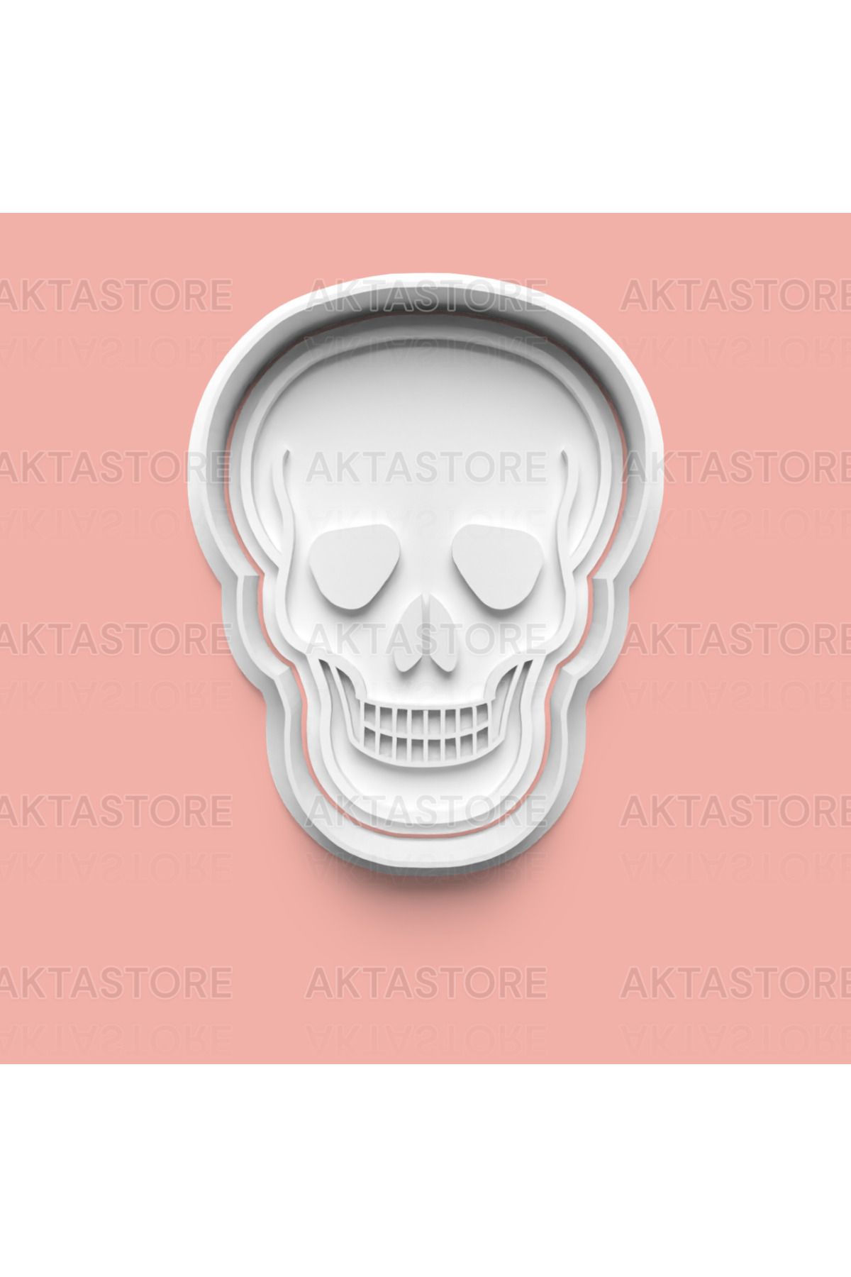 AKTASTORE Kuru Kafa Figürü Kurabiye Kalıbı