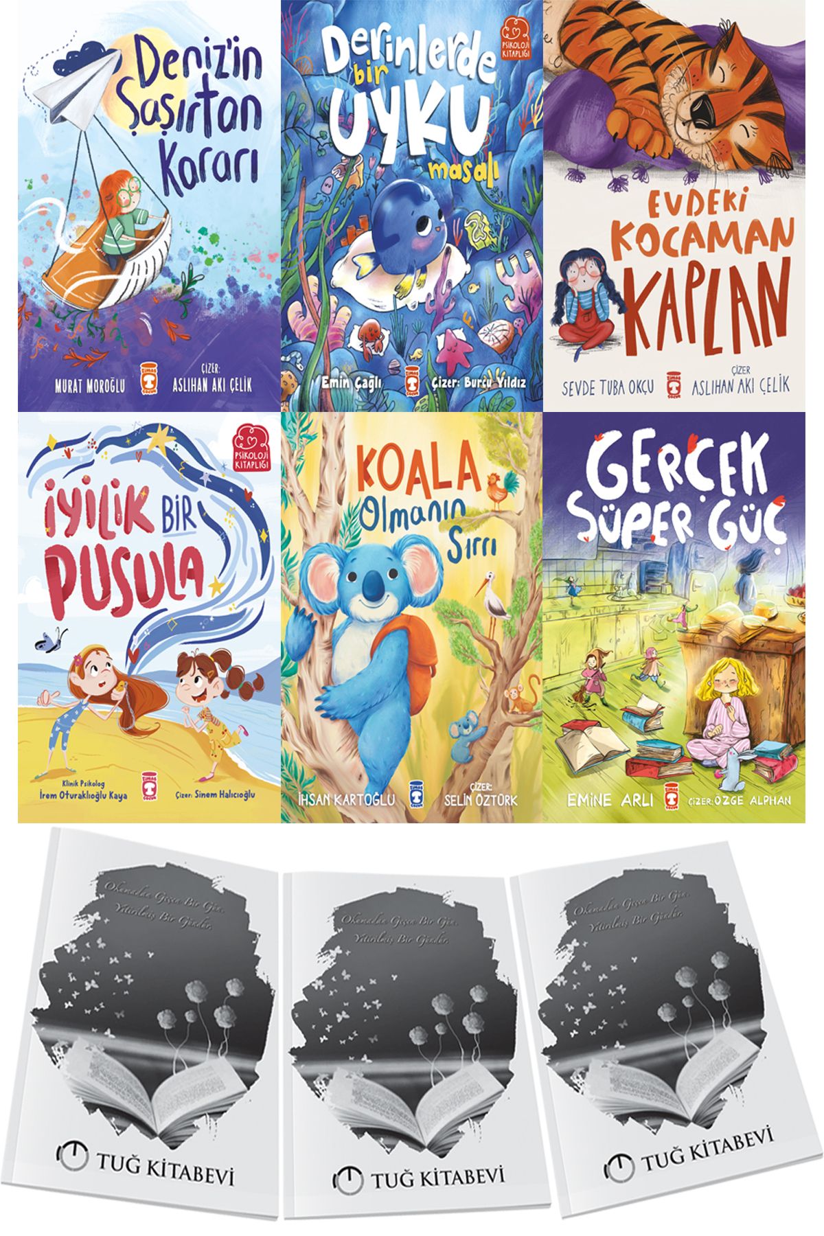 Timaş Çocuk 2. 3. 4. Sınıf Okuma Kitapları 6lı Set + Hediyeli
