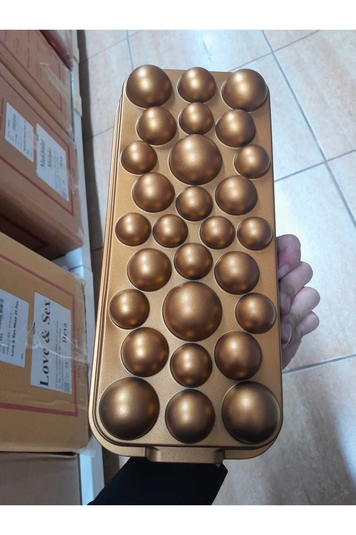 sfs elektrik Kek Kalıbı Baton Döküm Yuvarlak Irili Ufaklı Bubble Buble Daireler Döküm Paslanmaz Makinede Yıkanmaz