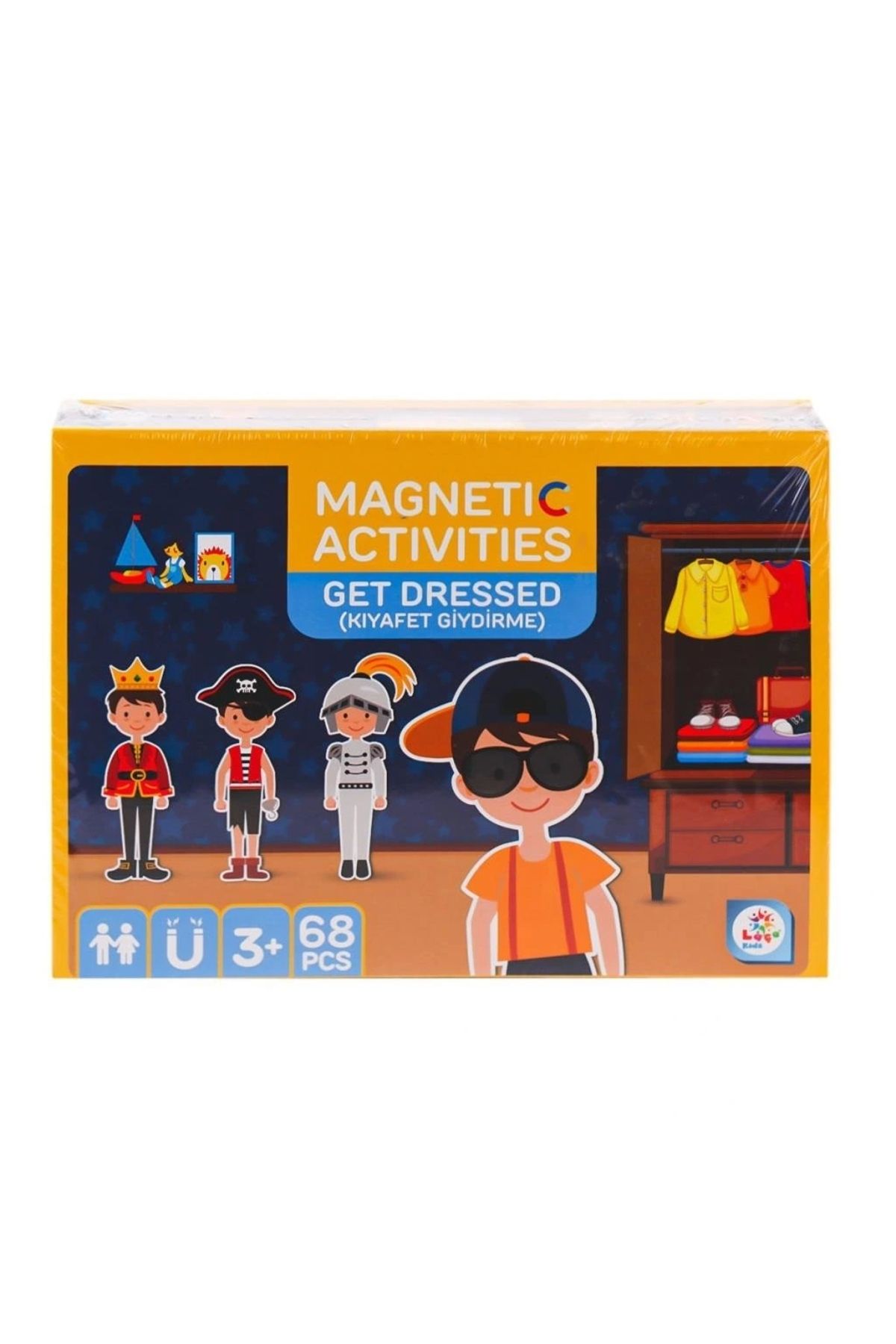 OurStyles LC7983 Manyetik Aktivite Kıyafet Değiştirme Oyunu -Laçokids
