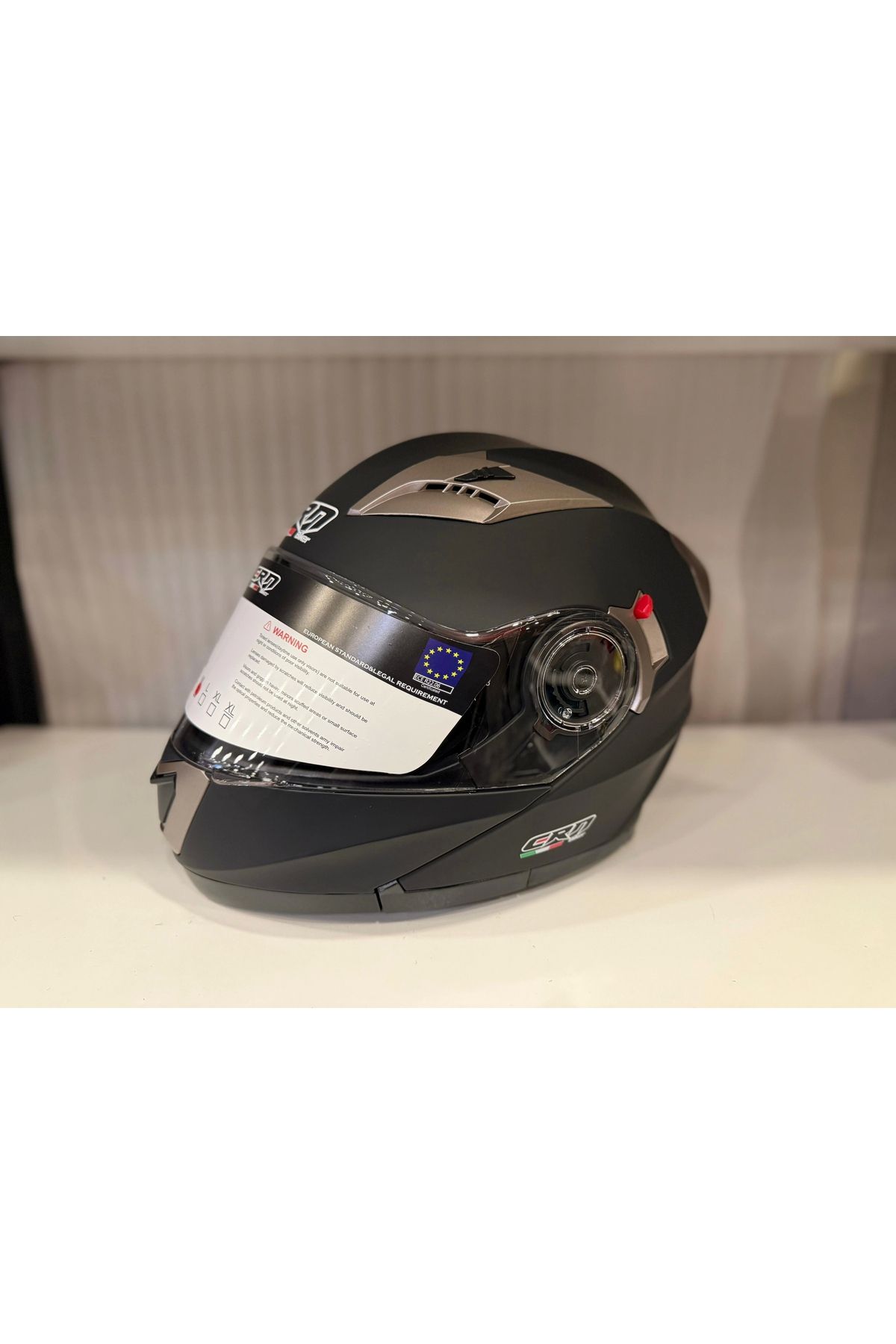 CRN KASK CRN 925 ÇENE AÇILIR MAT SİYAH