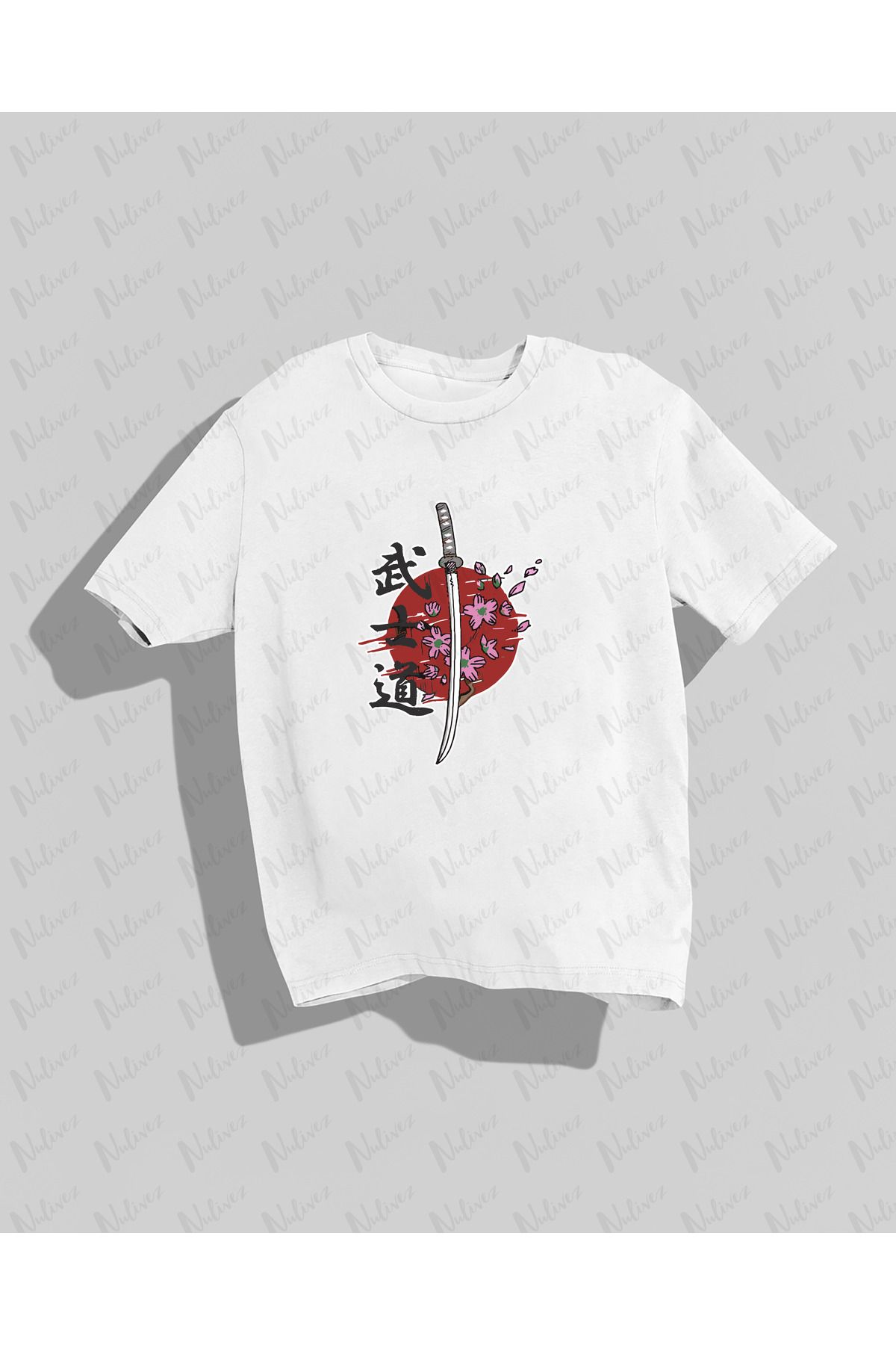 Nulivez Anime Baskılı Yüksek Kalite Kompakt Unisex Oversize T-Shirt