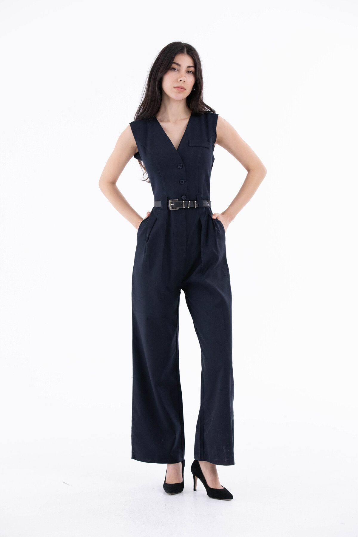 FEMİNEER.com LACİVERT BEZAYAĞI TULUM