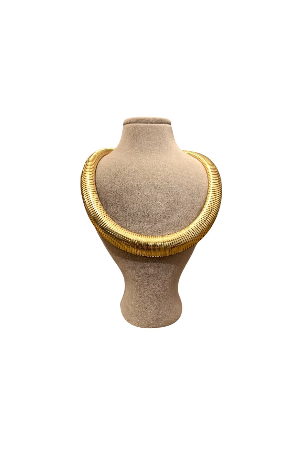 Bo Takı ve Aksesuar Gold renk kalın halka kolye