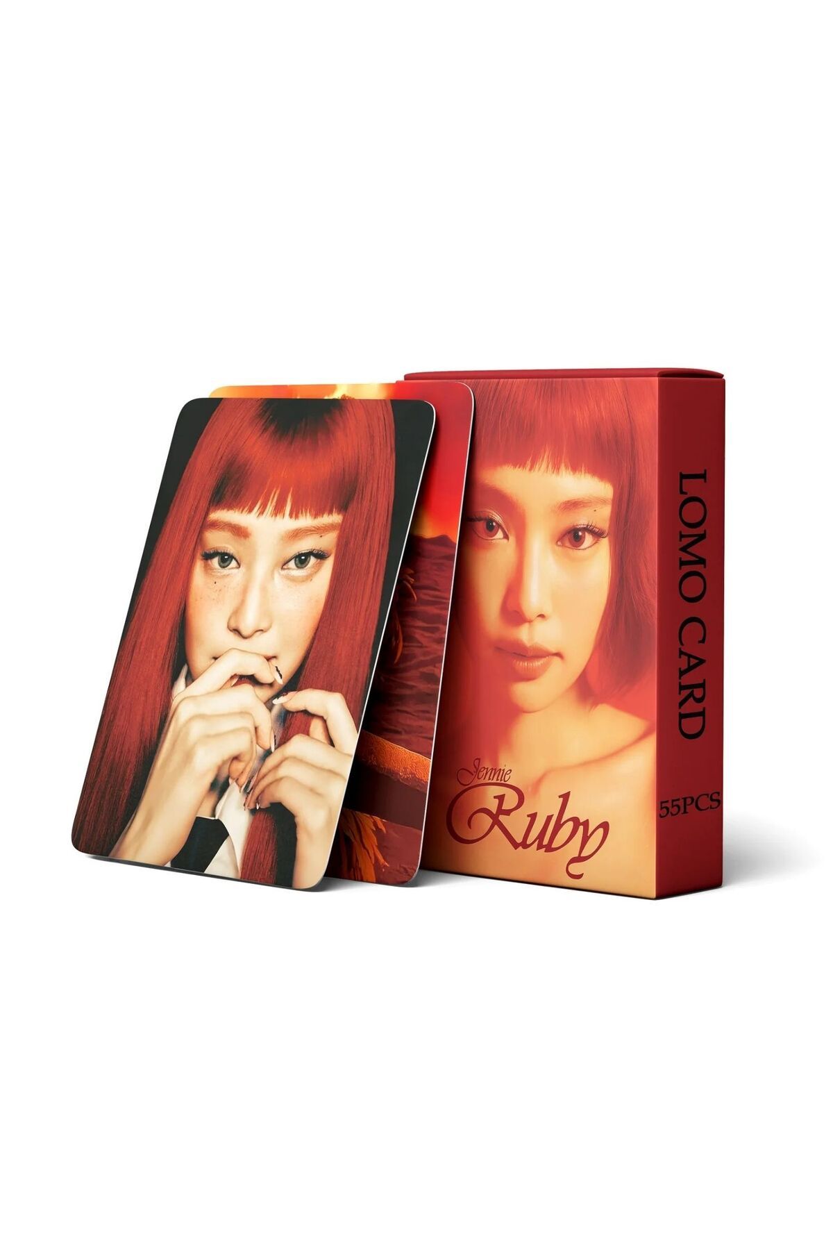 Kpop Dünyasi BLACKPINK Jennie '' Ruby '' Çift Yön Baskılı Lomo Card Seti