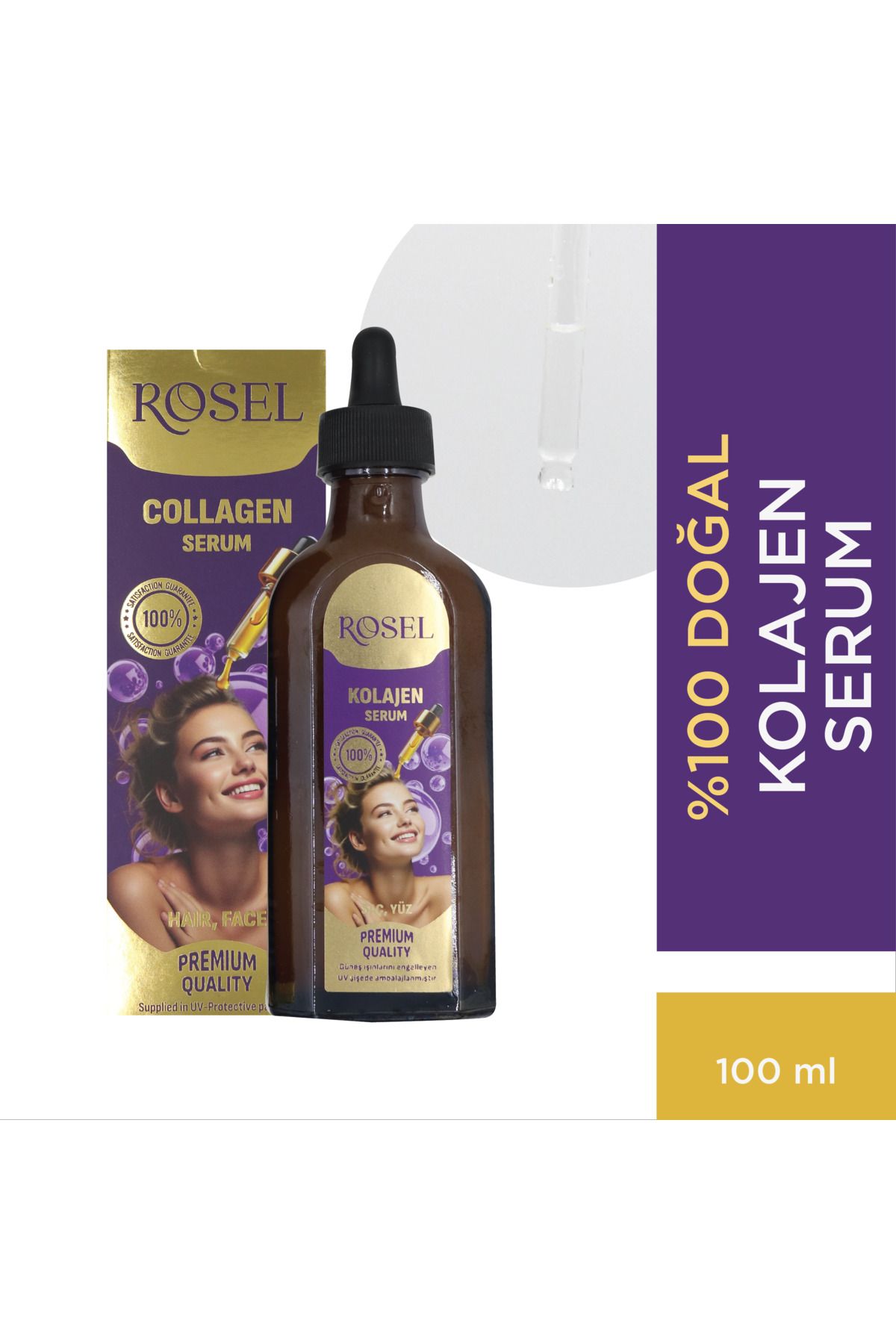 rosel %100 Doğal Kolajen Serum