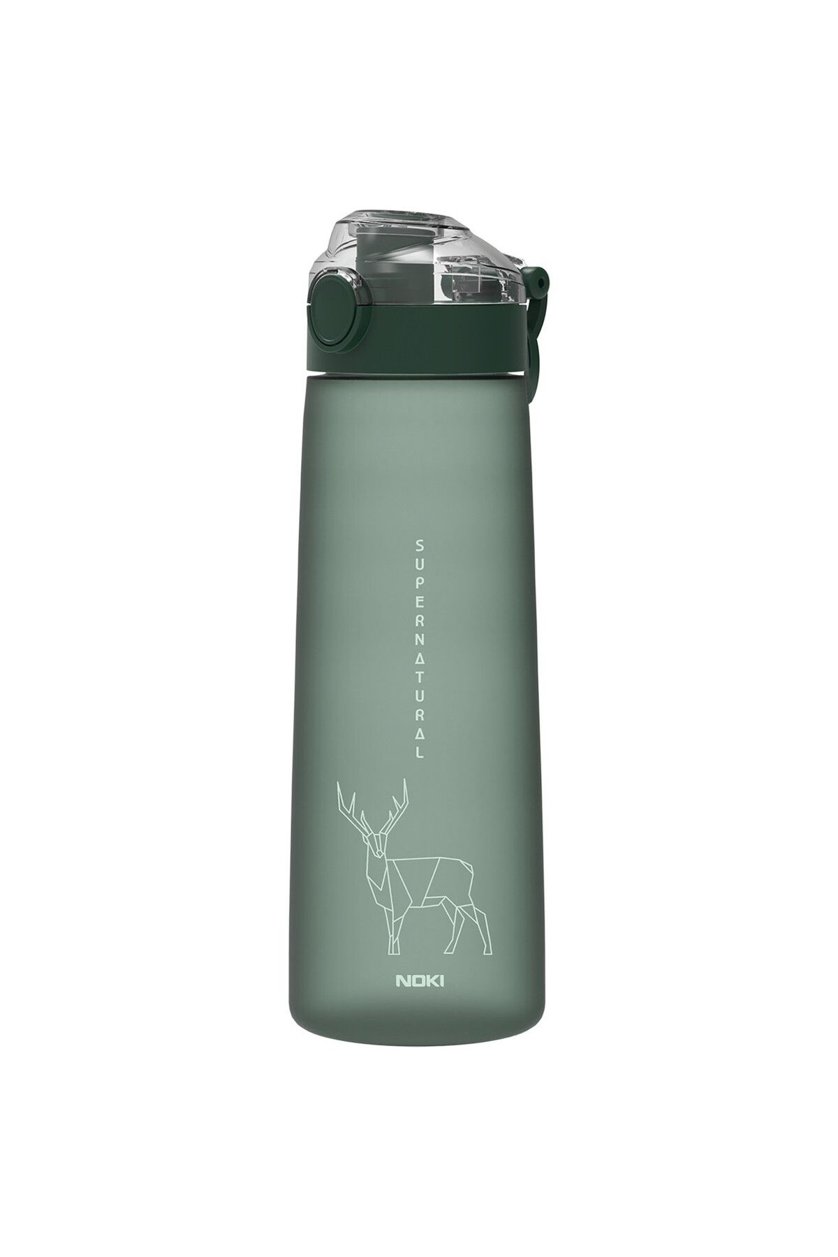 Noki Su Matarası Tritan Auto Kapak Soft Touch 730 ml Yeşil