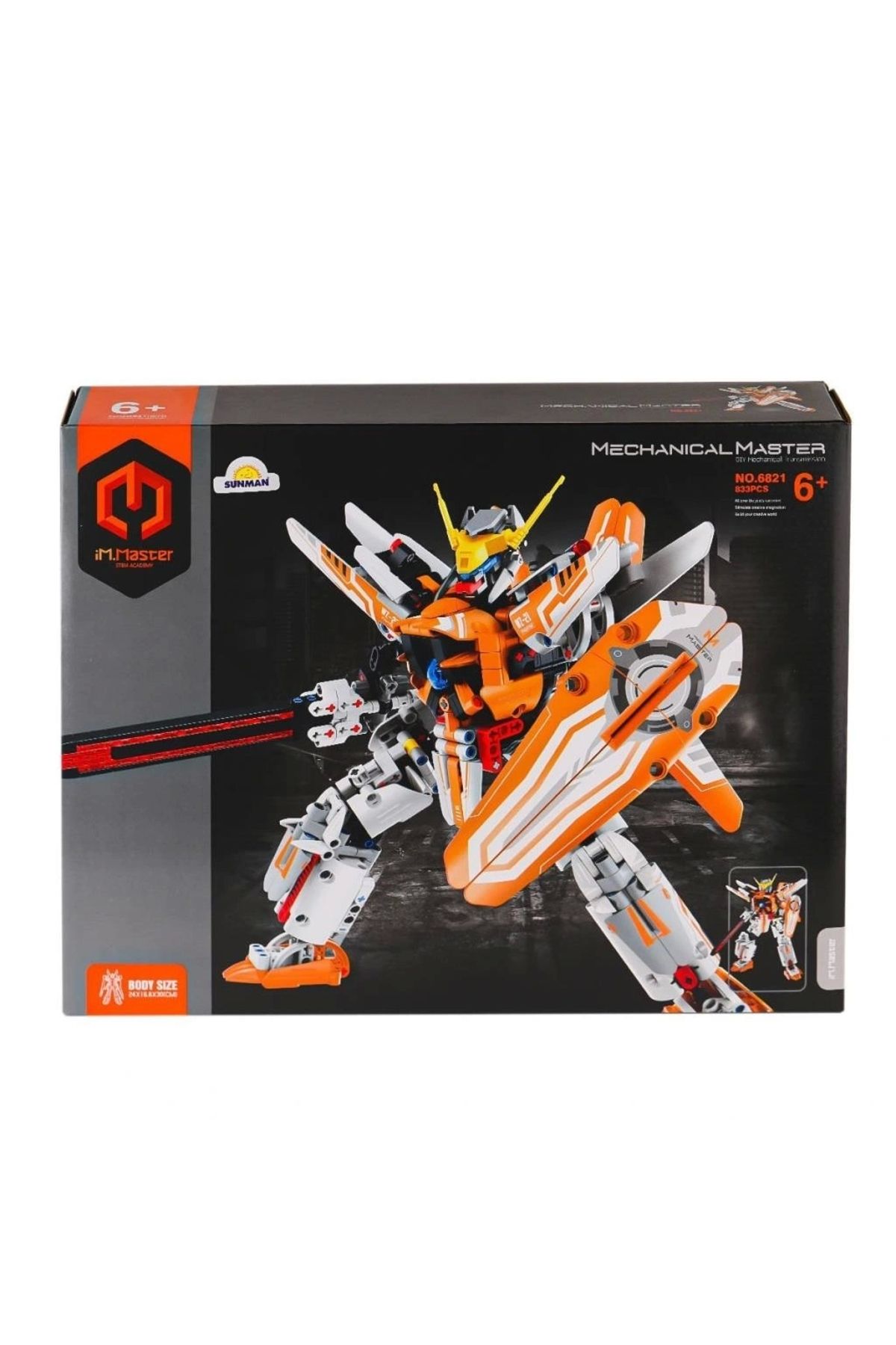 OurStyles 6821 IMM Savaşçı Robot Blok Seti 833 Parça