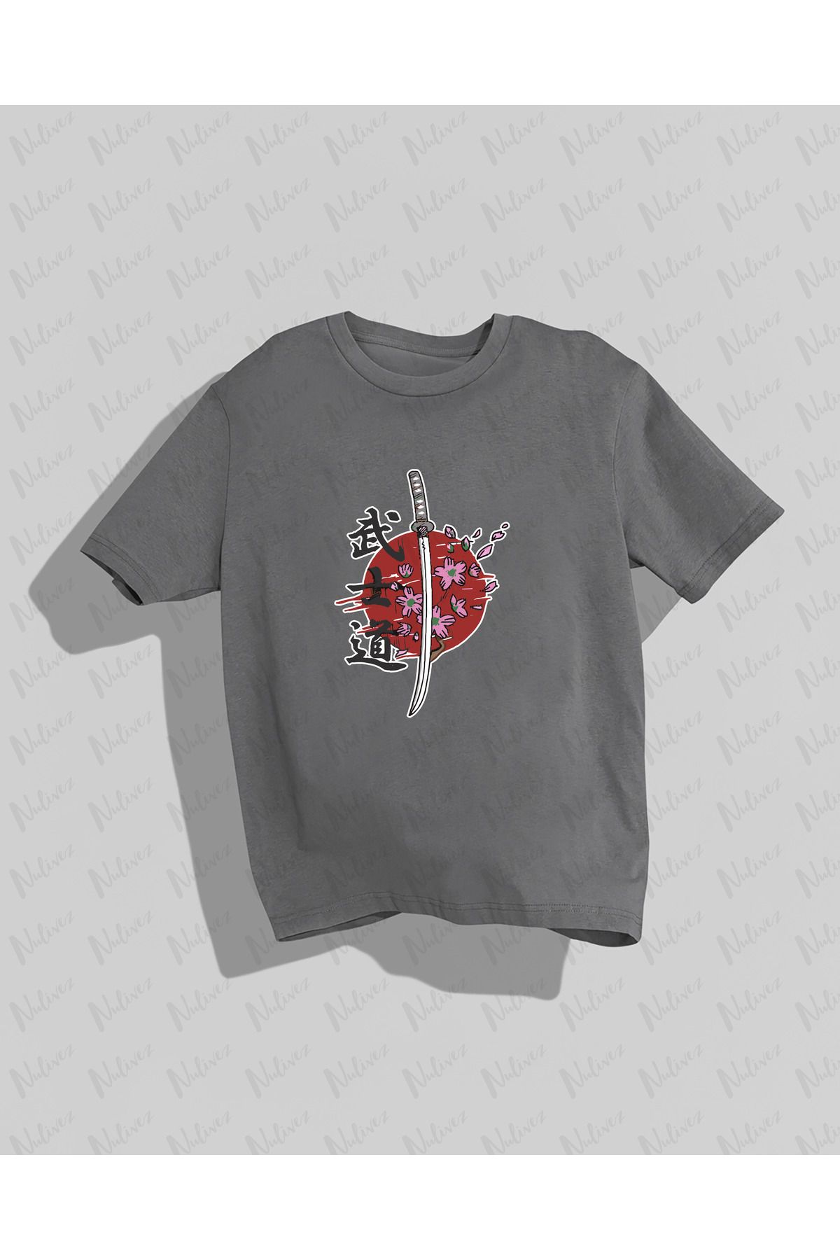 Nulivez Anime Baskılı Yüksek Kalite Kompakt Unisex Oversize T-Shirt