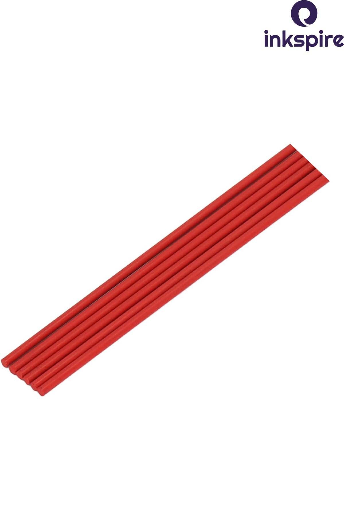 inkspire-Red Color 2.0 Tip Pen Tip 2B 90 mm 6 Pack Versatil Pen Tip Thick Inside 2 mm 3