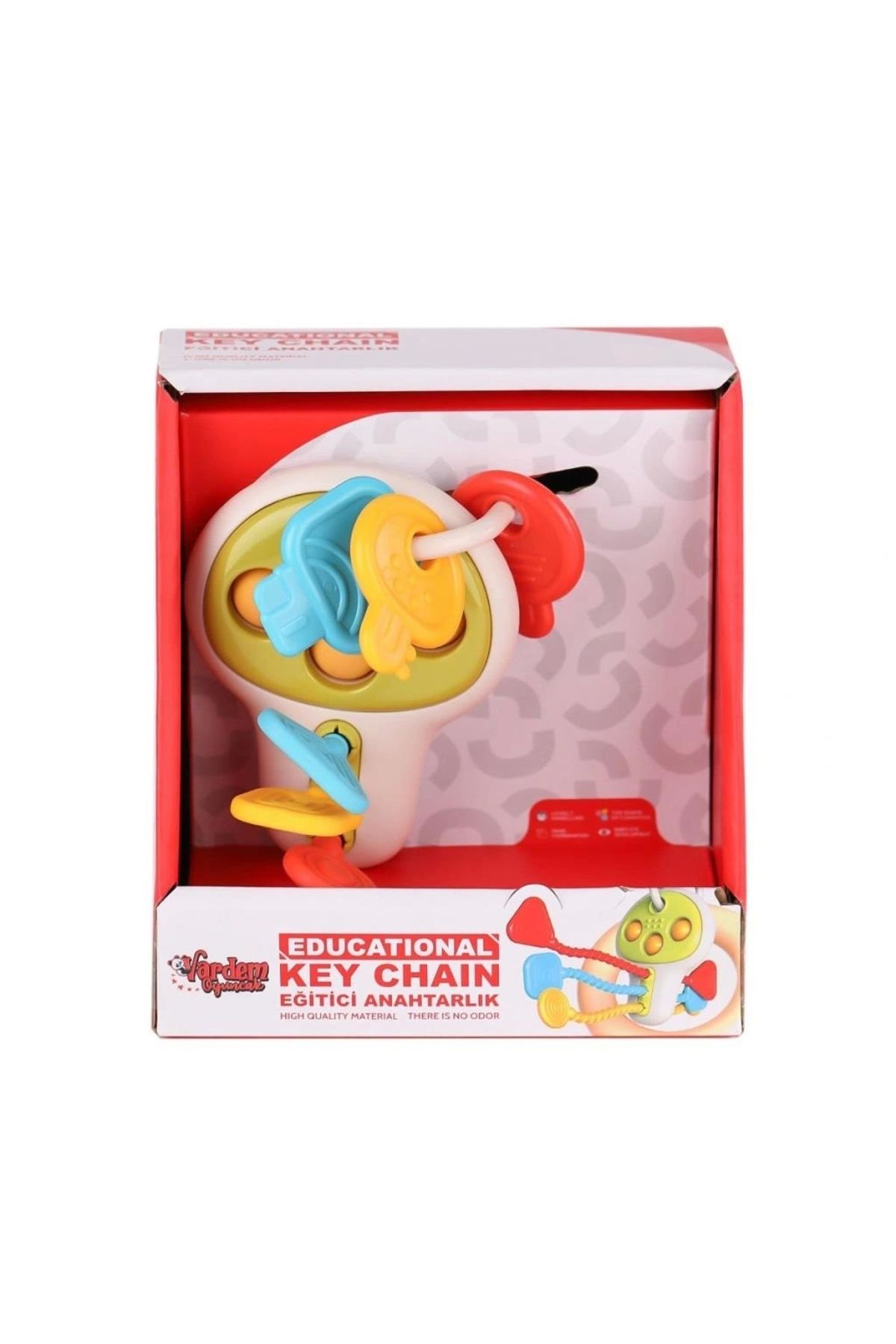 OurStyles RT1507 Eğitici Poppitli Cırcırlı Bebek Anahtarlığı -Vardem Oyuncak