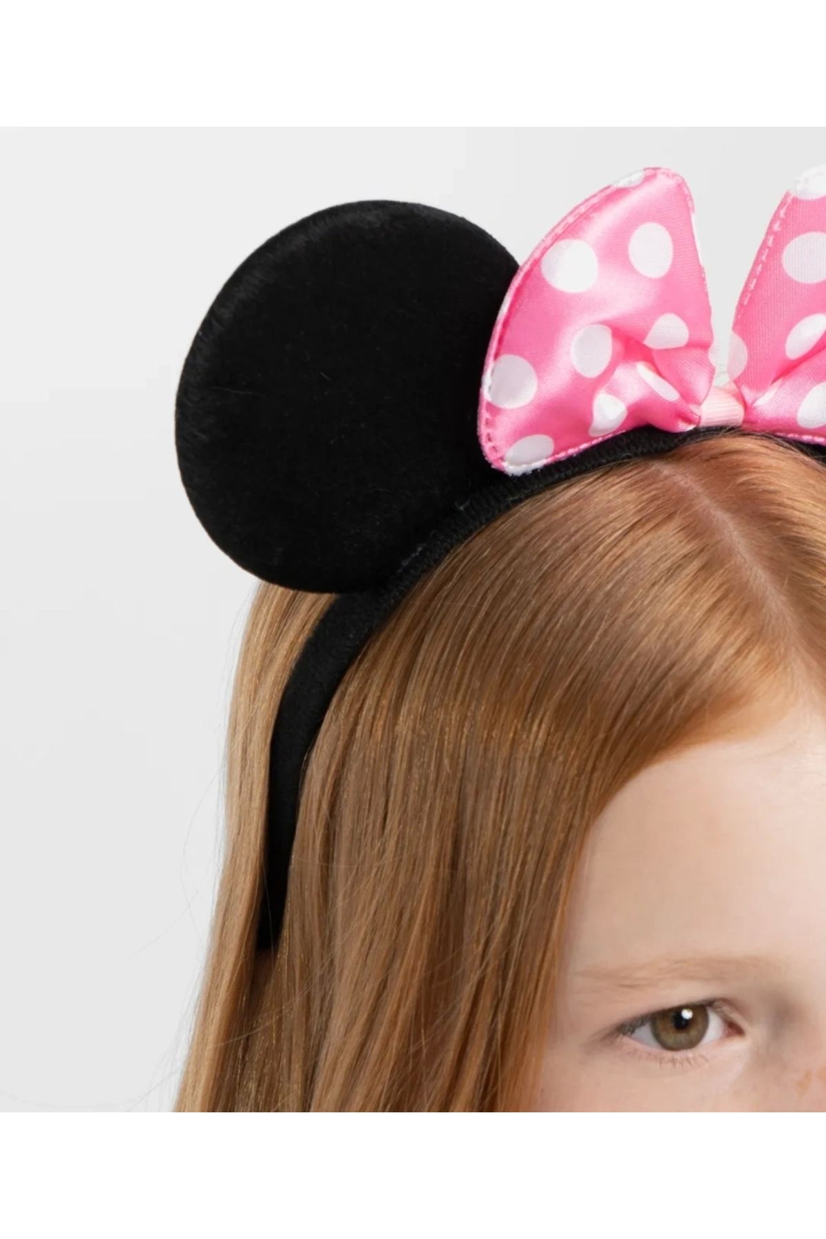 OurStyles Pembe Fiyonklu Minnie Mouse Tacı Mini Kulak - trend ürün tarz