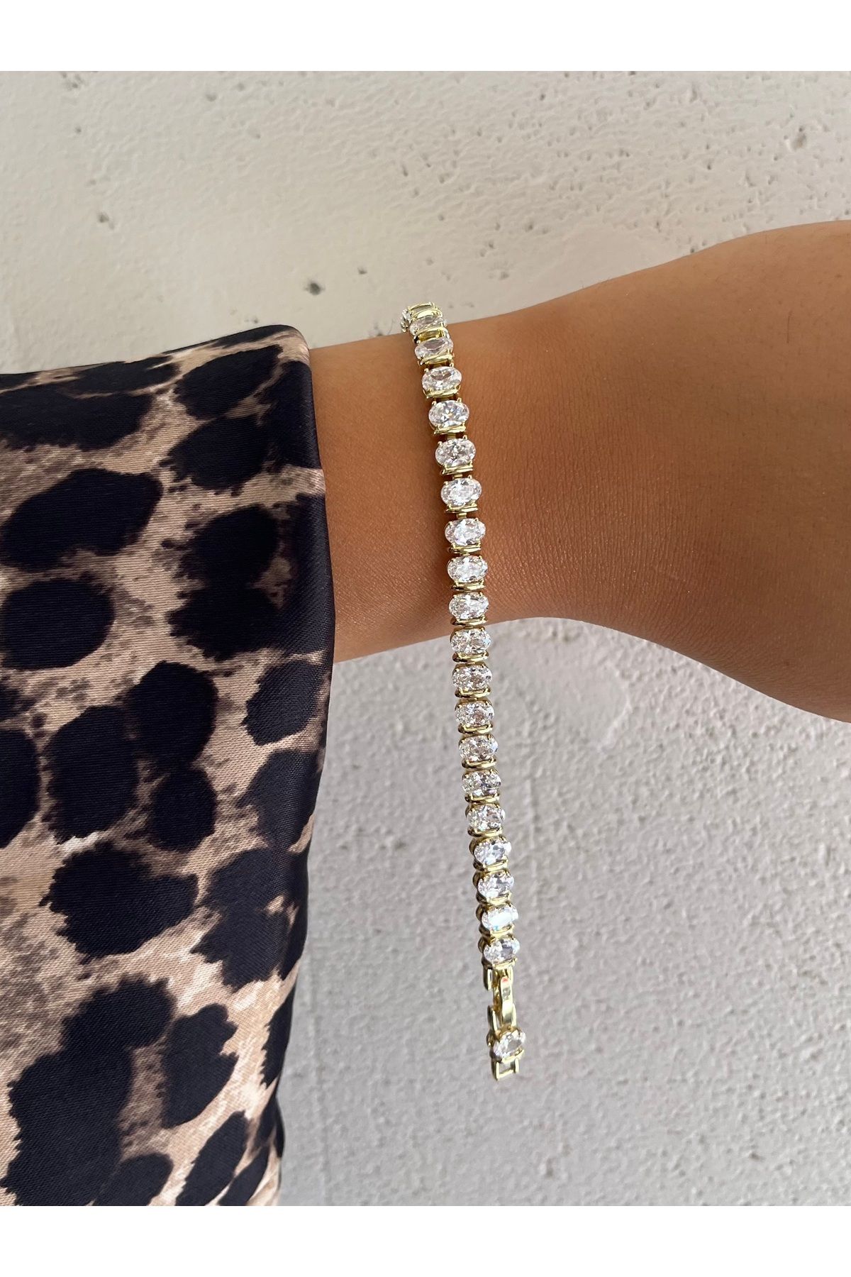 XUPING JEWELRY Xuping Marka Oval Pırlanta Montür Gold Su Yolu Vip Kadın Bileklik