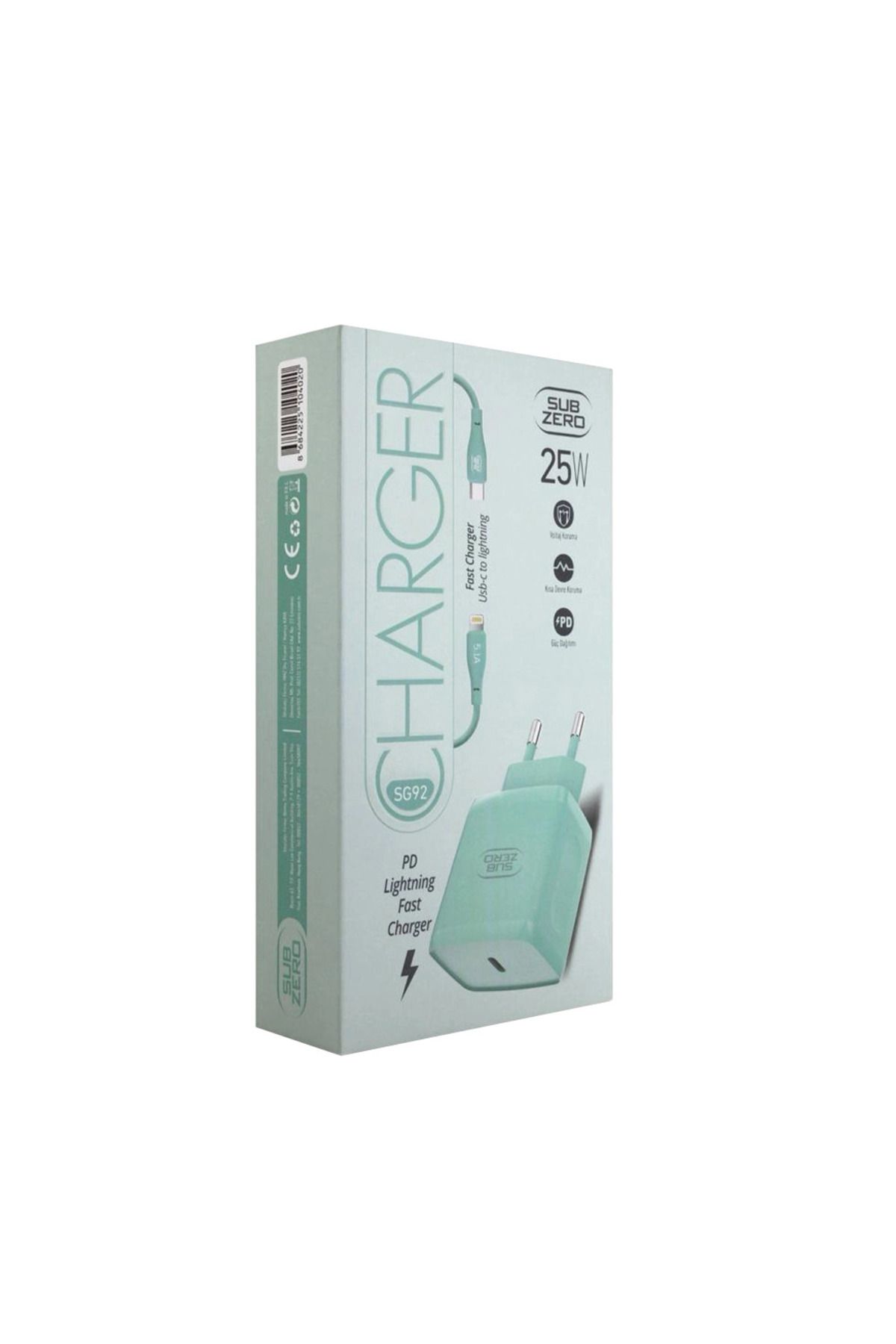 KİLİNCTECHSHOP Subzero Sg92 PD İphone 25W Hızlı Şarj Seti