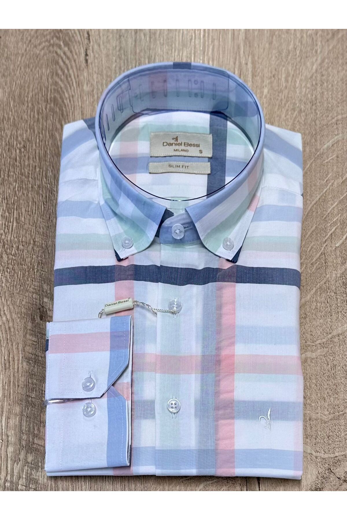 Daniel Bessi Slim Fit %100 Pamuk Erkek Gömlek