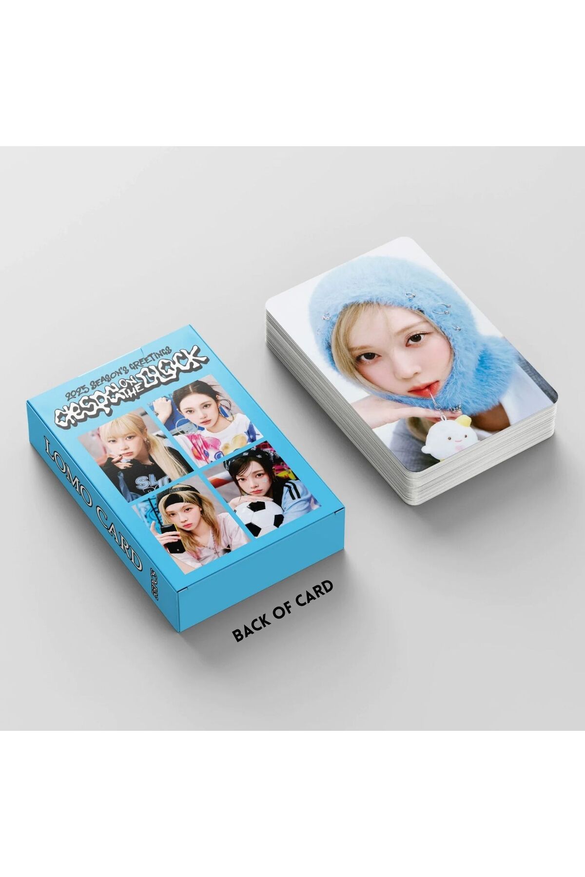 Kpop Dünyasi AESPA ''2025 Season's Greetings '' Çift Yön Baskılı Lomo Card Seti