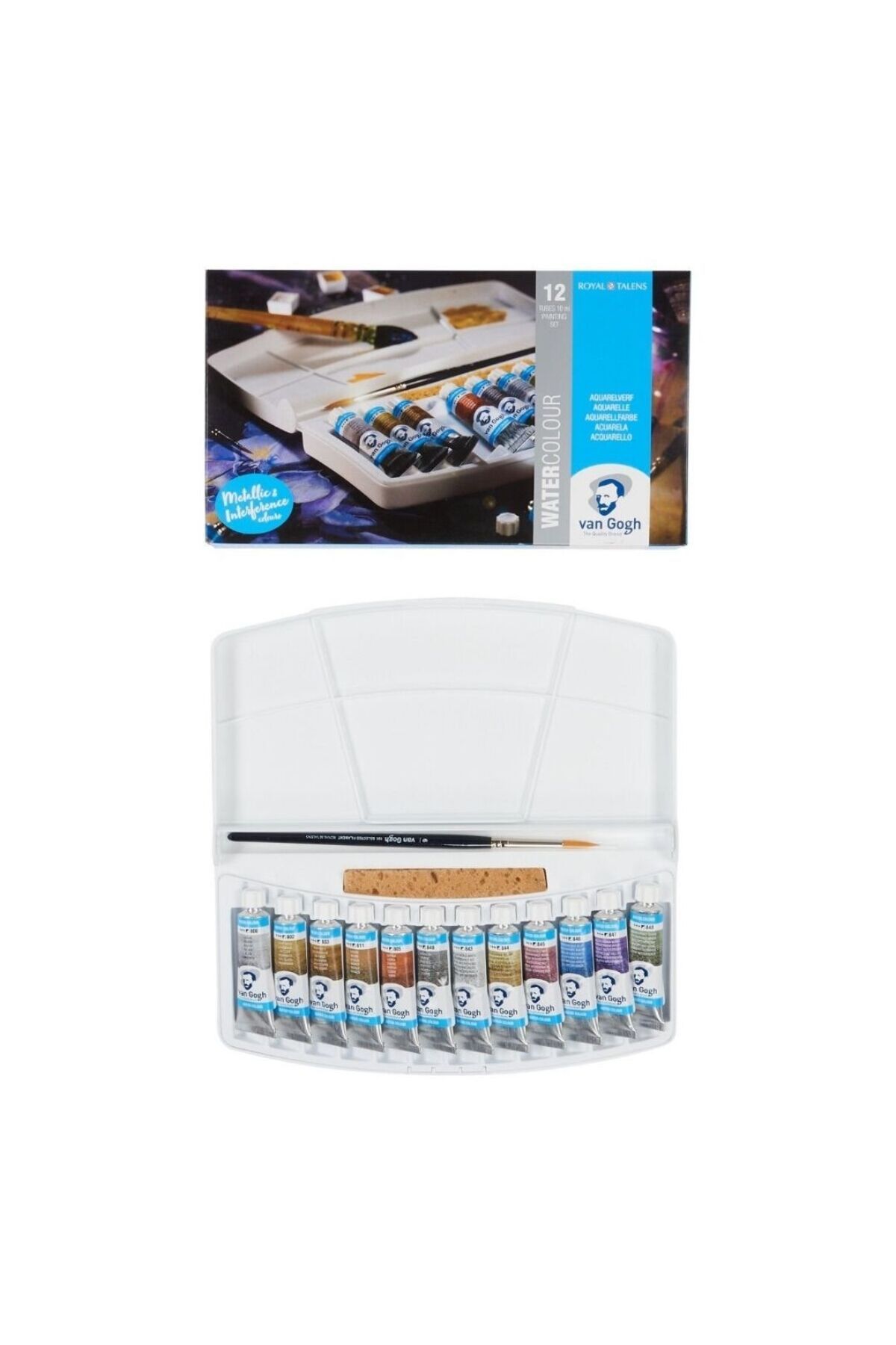 Van Gogh Sulu Boya Seti 10ml Tüp Plastik Kutu 12li Special