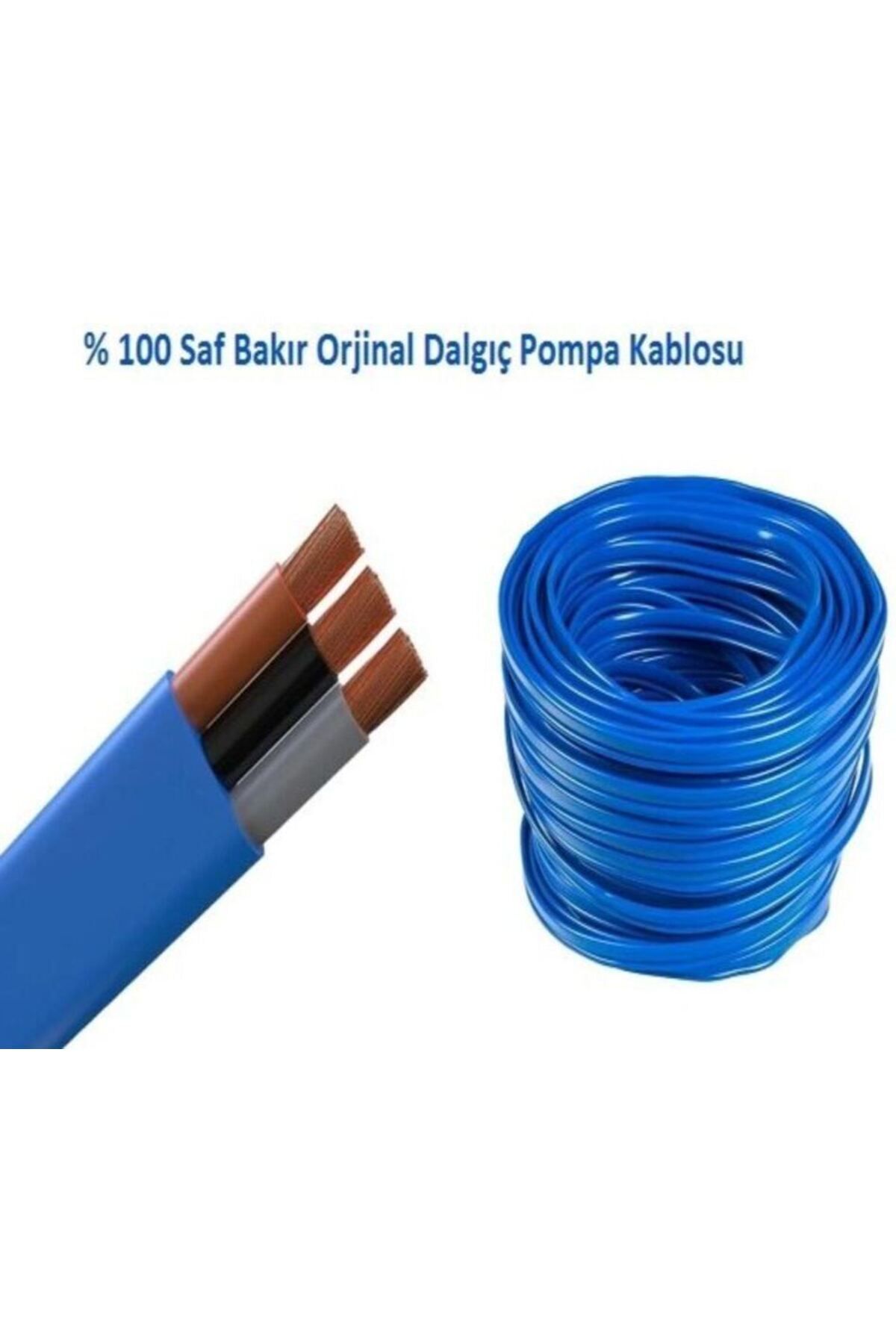 Beta 3x25 Yassı Kuyu Kablosu (%100 Bakır) 30 MT Kablo