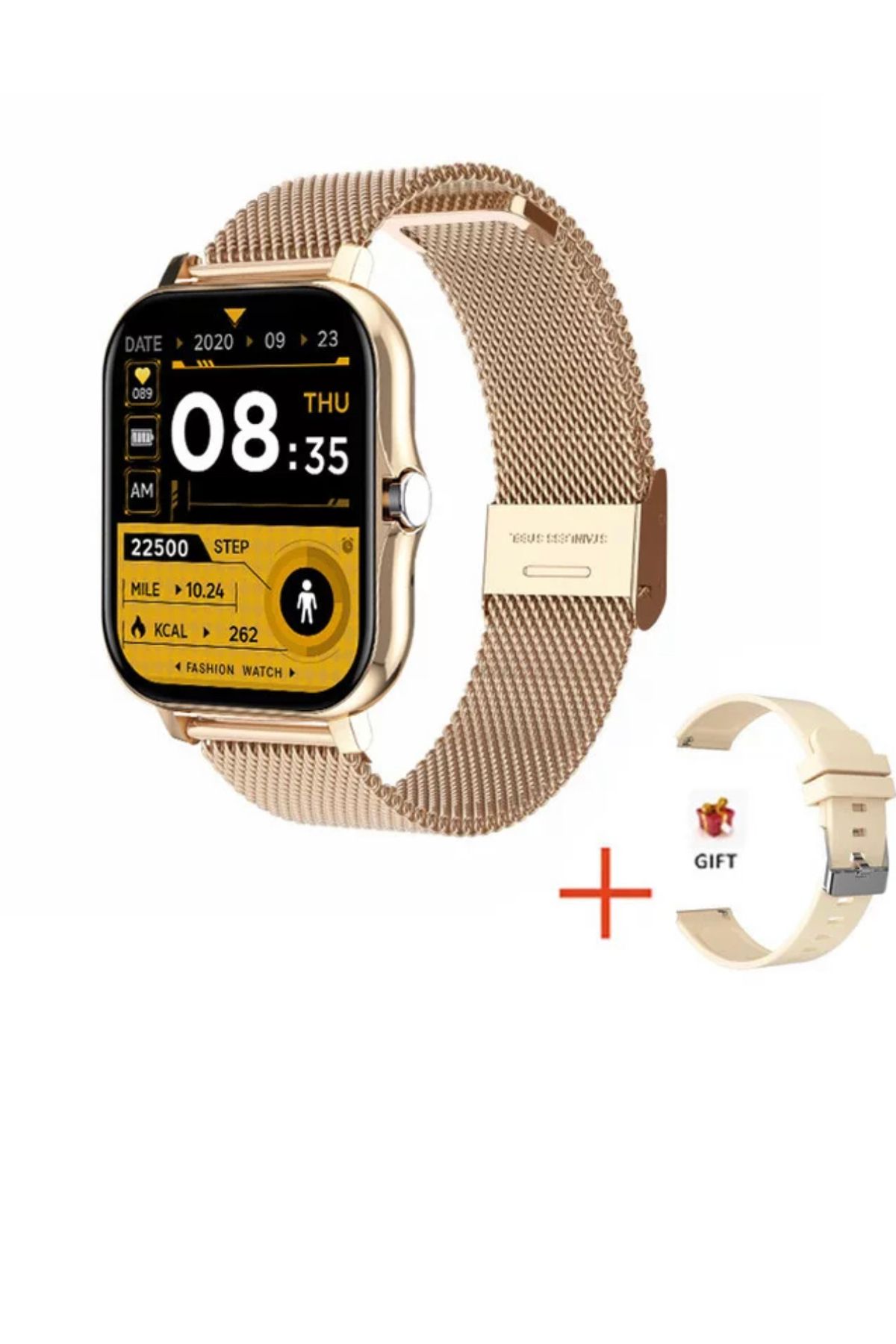 ROHS-® Ceas inteligent de fitness 2 în 1, monitorizare a somnului, activitate fizică, monitorizare a ritmului cardiac 16