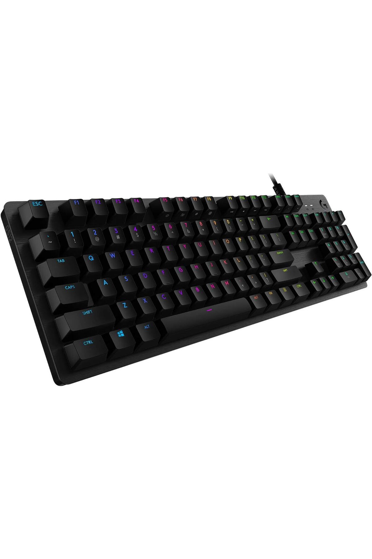 Logitech G-لوحة مفاتيح الألعاب الميكانيكية Logitech G512 Clicky، لون كربوني/أسود 1