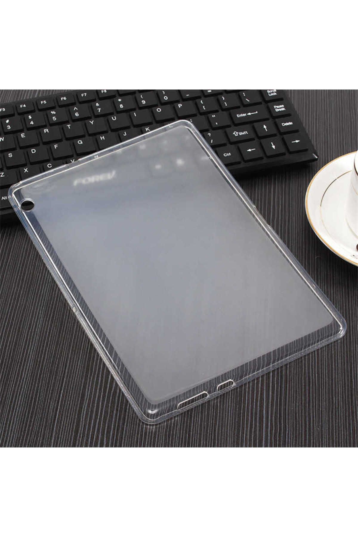 Teknodur MatePad T5 10 Uyumlu TKDR Tablet Süper Silikon Kapak-Renksiz