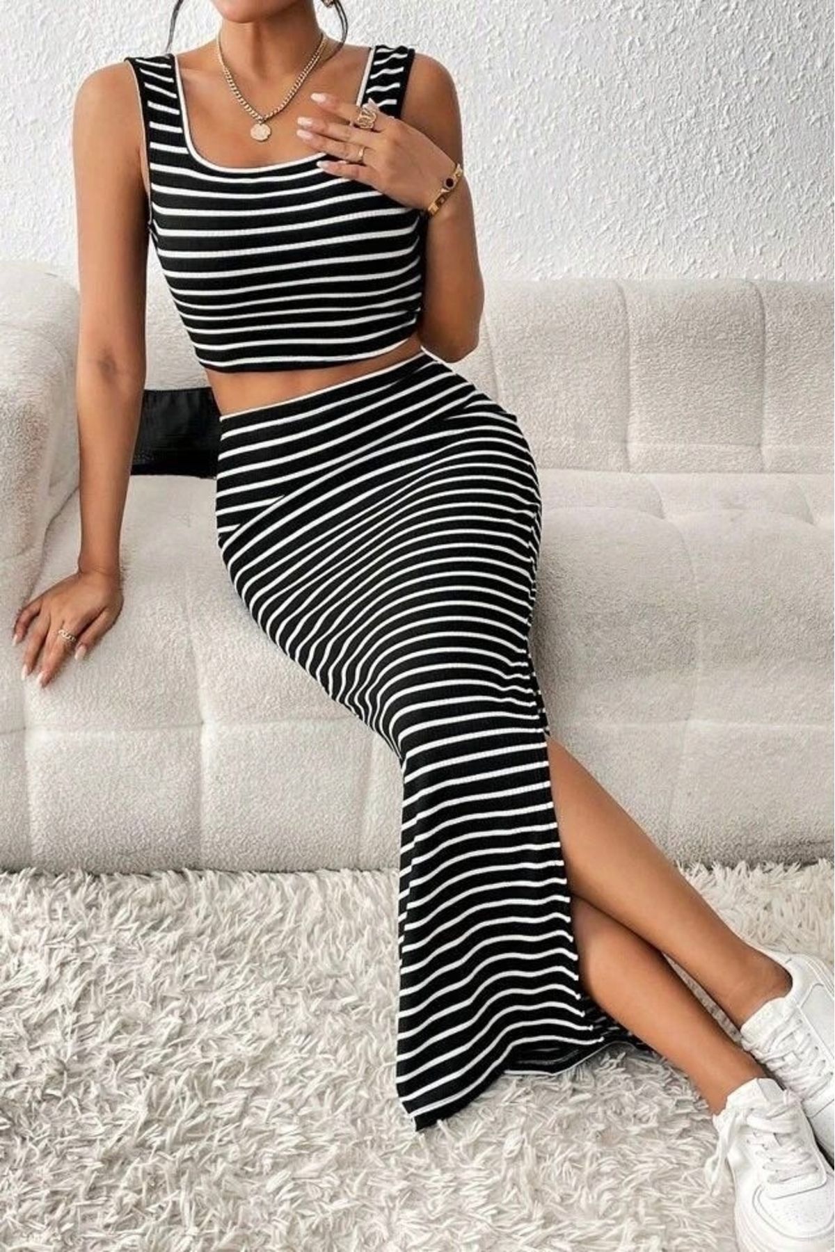 bb butik basic Etekli fresh ikili takım FR3019