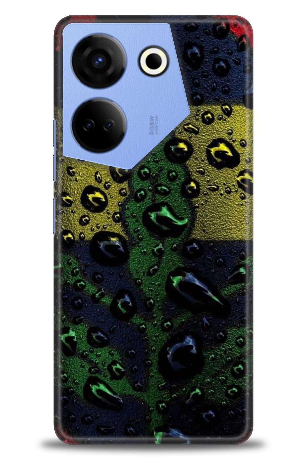 TECNO Camon 20 Pro 4G (CK7n)İle Uyumlu HD Baskılı Kılıf - Karışık Seri - 71