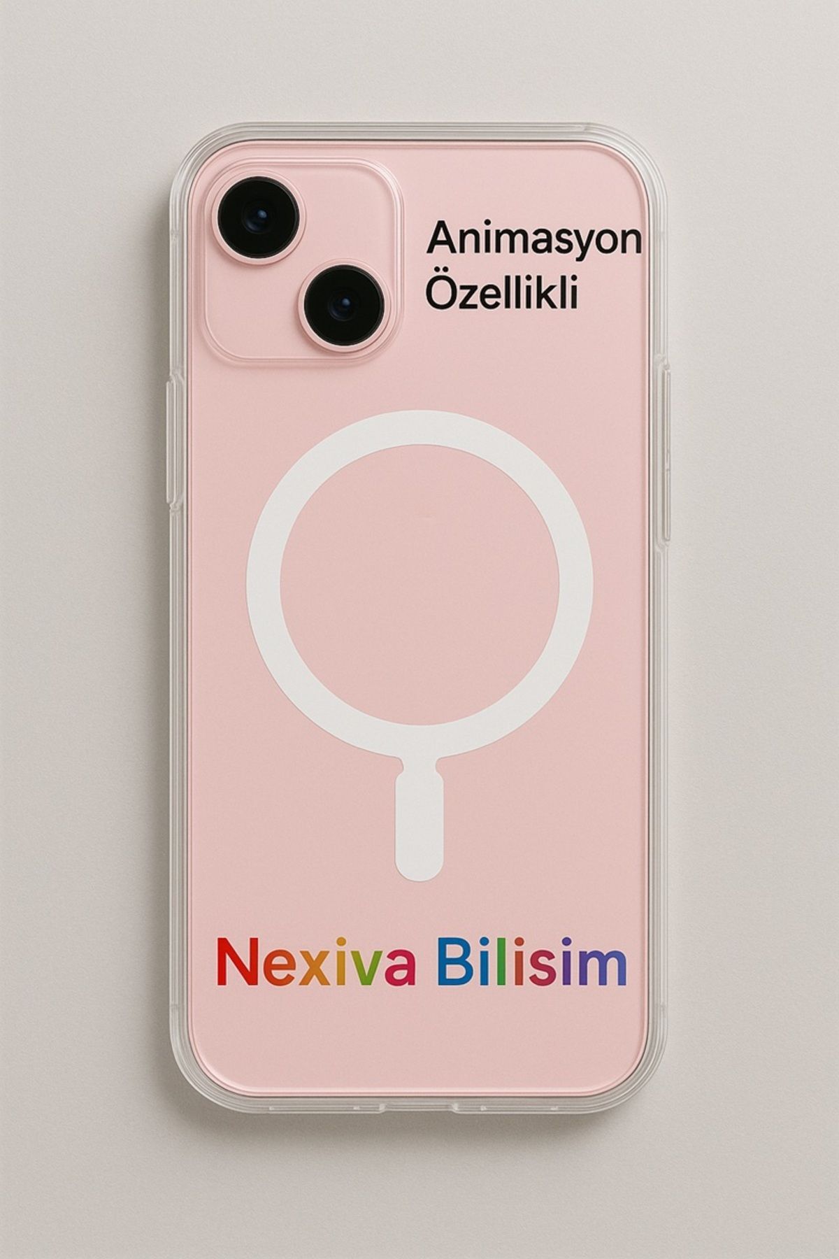 nexiva iphone 13/14 magsafe animasyonlu kılıf