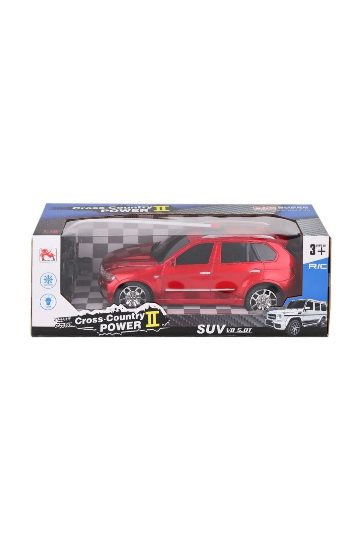 OurStyles 8578-1A Kumandalı Şarjlı Işıklı Cross Country Power II -Limon Oyuncak