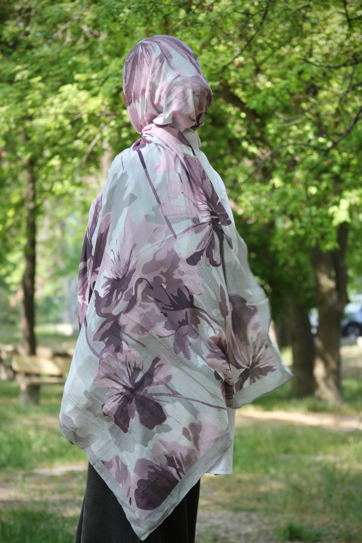 SARA SCARFS RAPSODİ DESEN BAMBU ŞAL