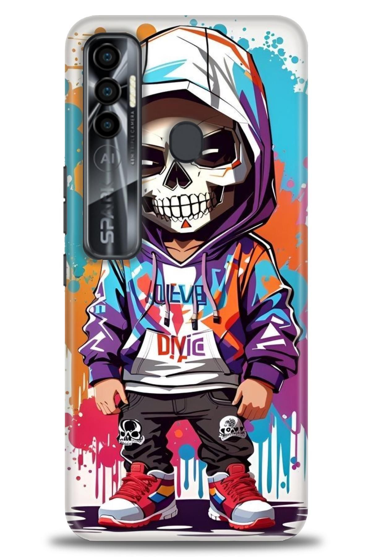 TECNO Spark 7 Pro İle Uyumlu HD Baskılı Kılıf - Karışık Seri - 991