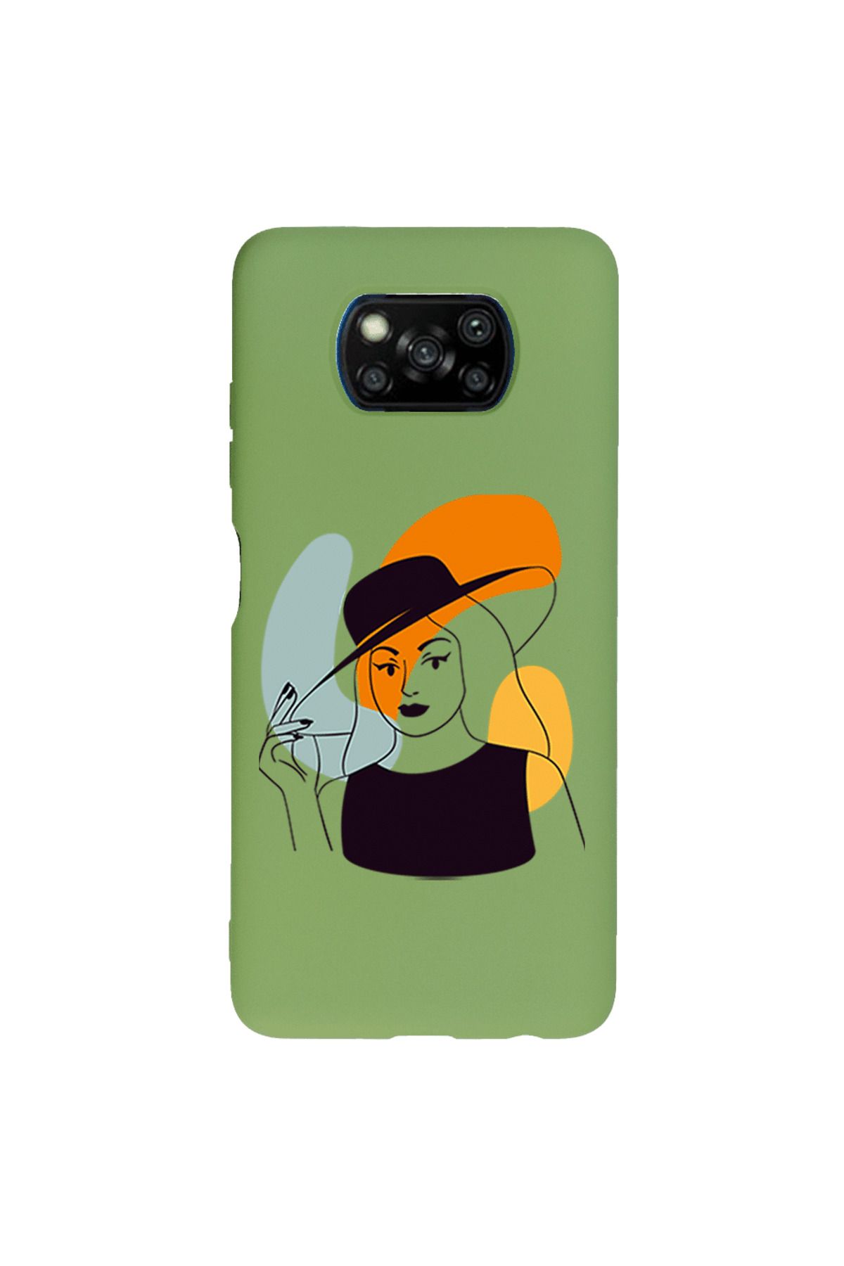 Royaleks Xiaomi Poco X3 Lansman Kılıf - Art Woman 4