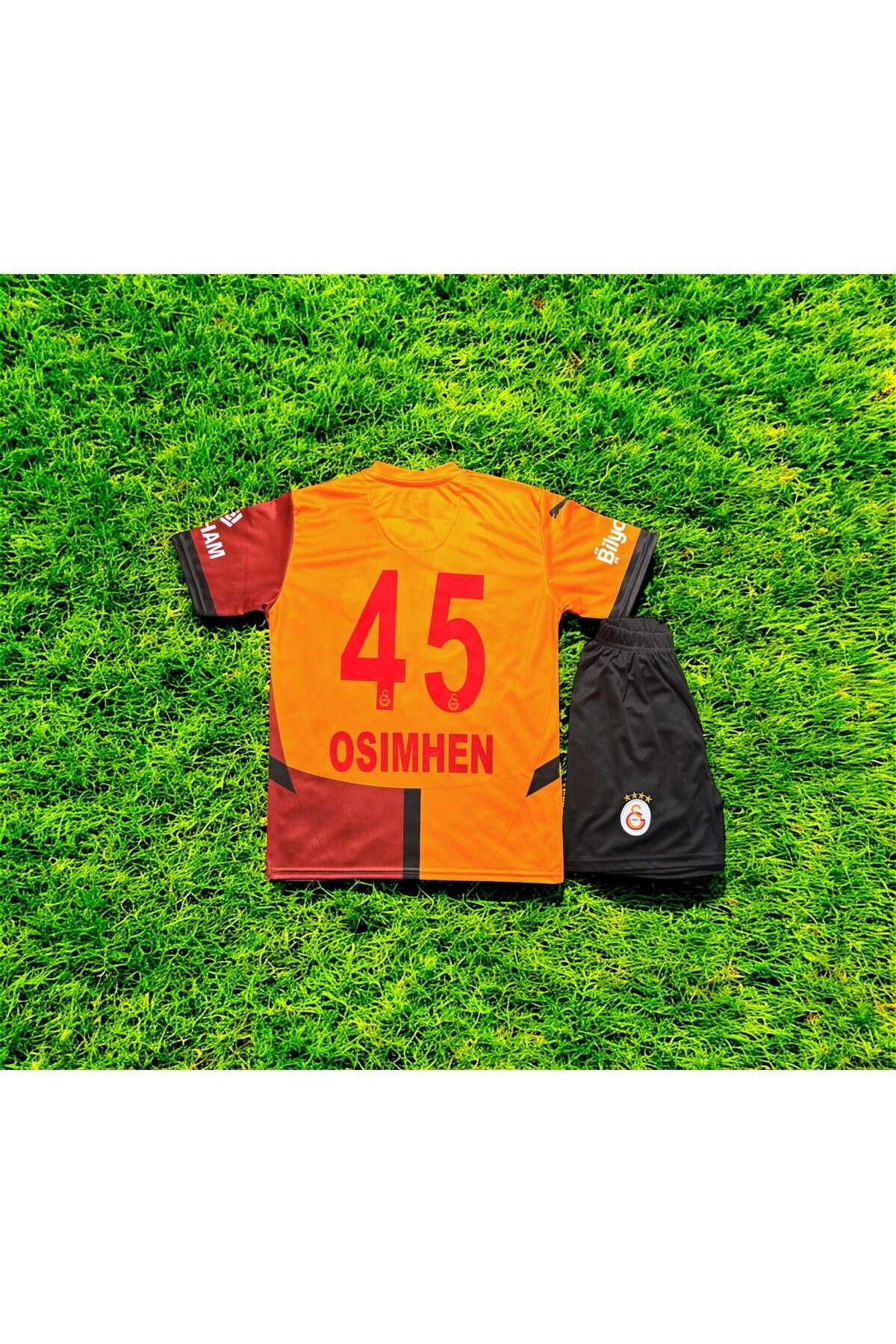 Quaxram G'ala.ta.sa.ray-o.sım.hên 24/25 Sezon 4'lü Set Çocuk Futbol Baskılı T-shırt Forma /Parcalı
