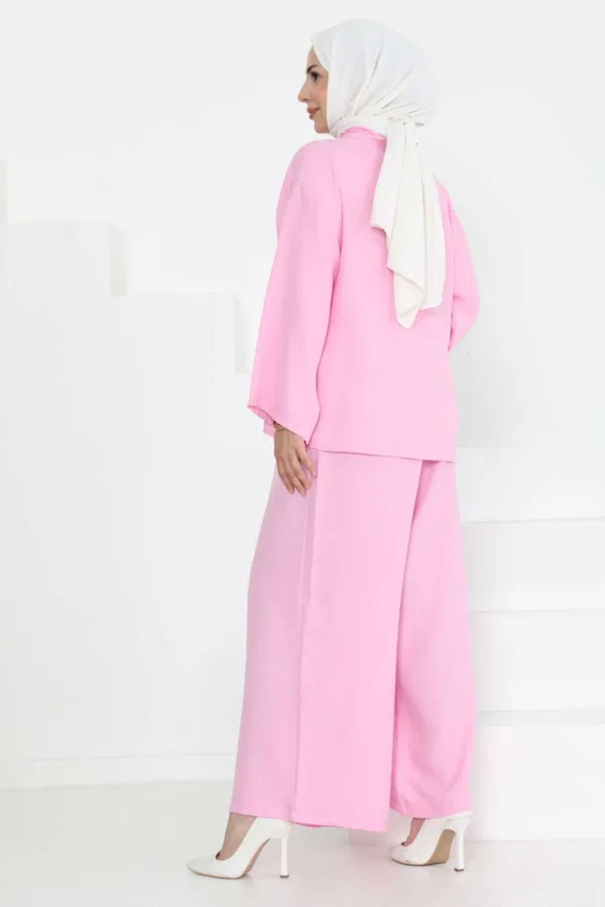 Butik Bağlamalı Ceket Pantolon