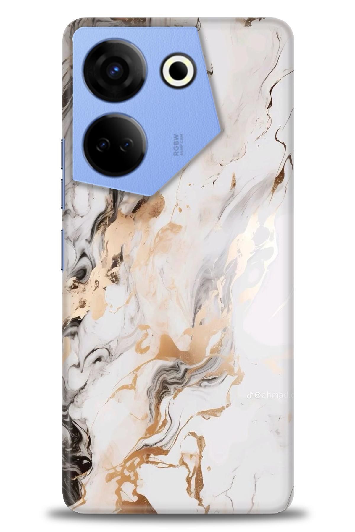 TECNO Camon 20 Pro 4G (CK7n)İle Uyumlu HD Baskılı Kılıf - Karışık Seri - 222