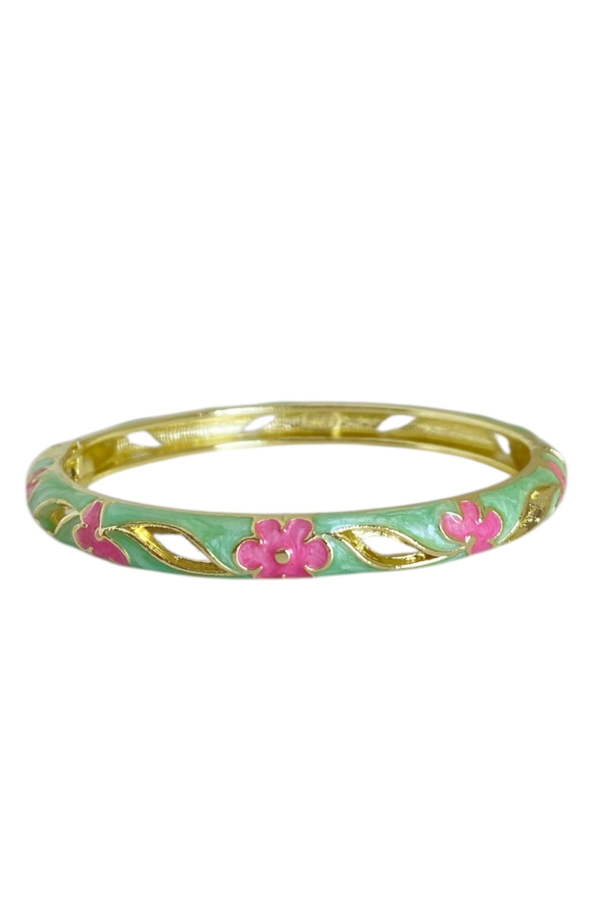 Vadısh store Butterfly Mineli Kelepçe Gold Bilezik
