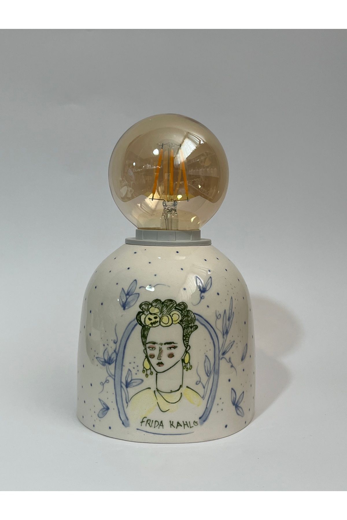 ema Seramik Abajur – Frida Kahlo No:1