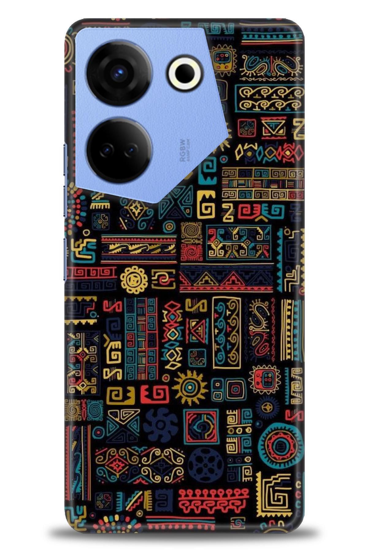 TECNO Camon 20 Pro 5G (CK8n) İle Uyumlu HD Baskılı Kılıf - Karışık Seri - 822
