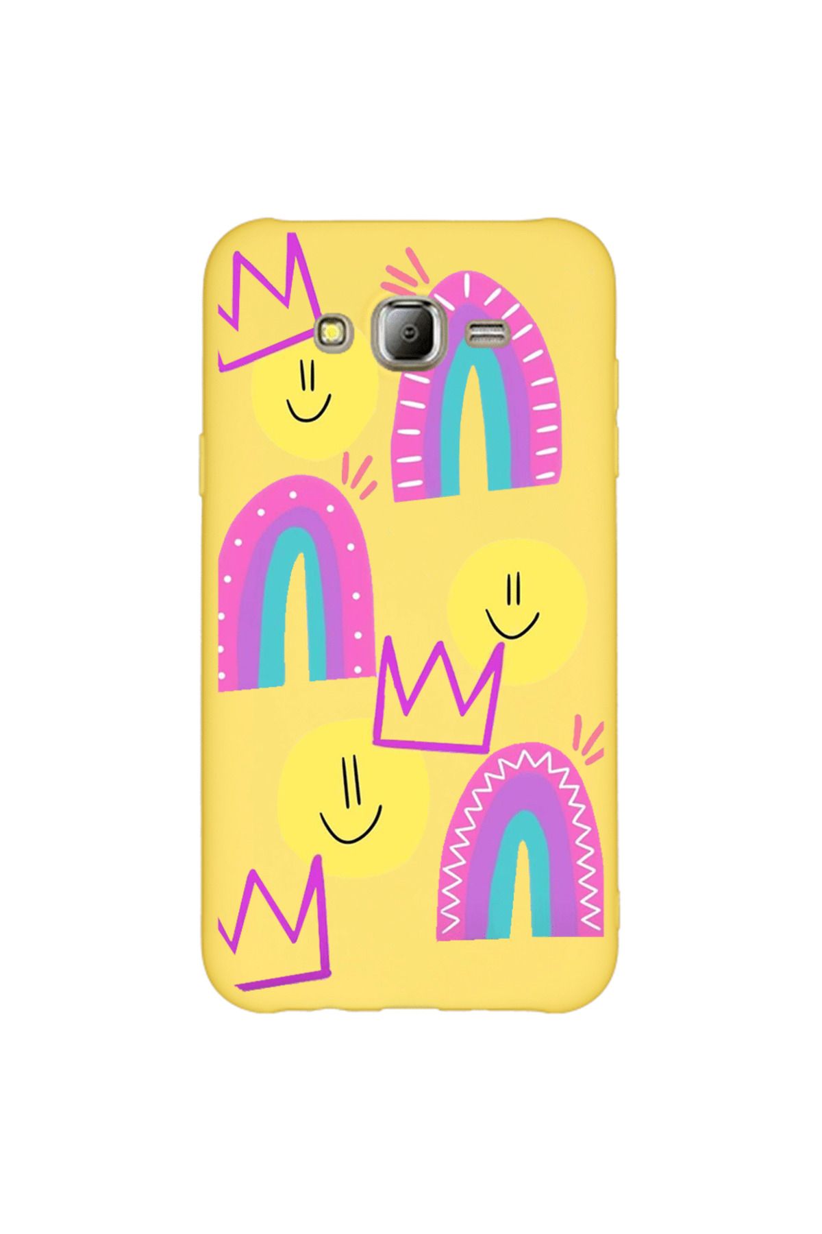 Royaleks Samsung J7 2015 Lansman Kılıf - Smile