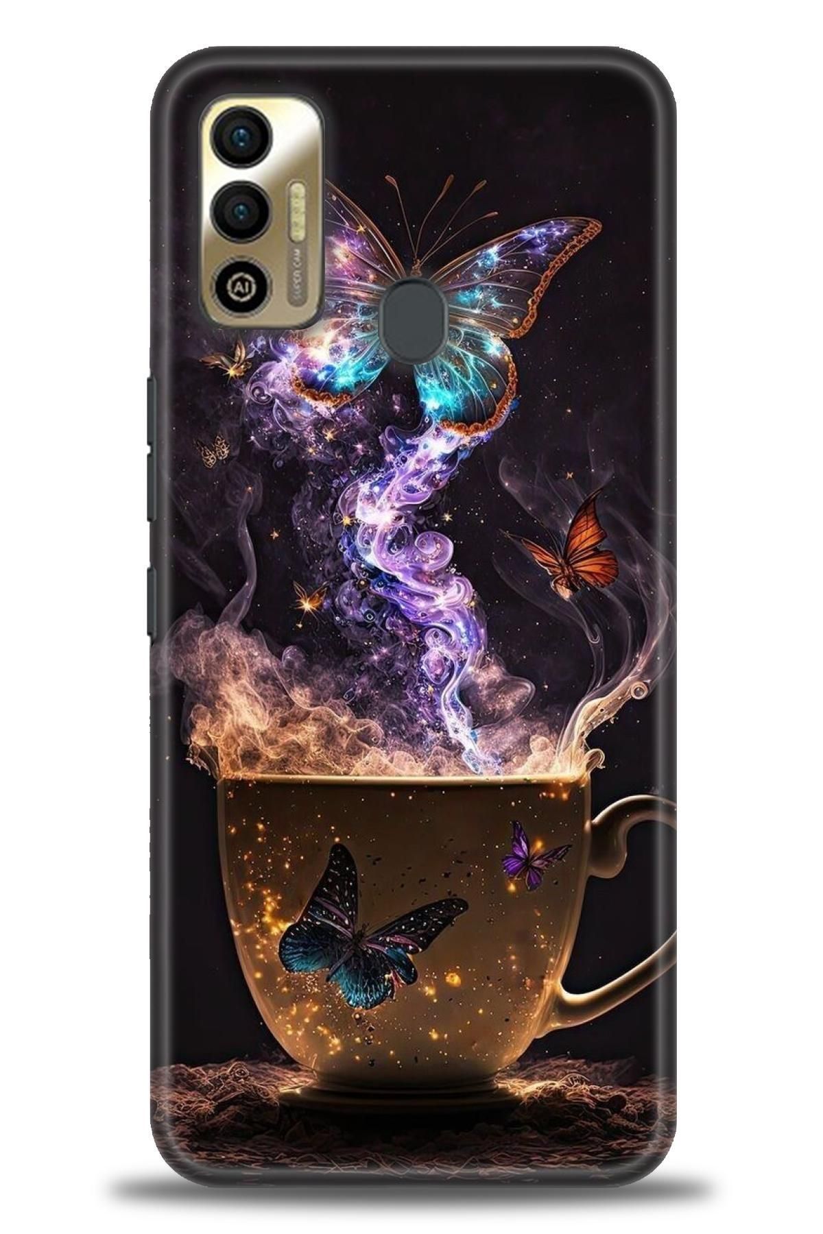 TECNO Spark 7 / 7T İle Uyumlu HD Baskılı Kılıf - Karışık Seri - 612
