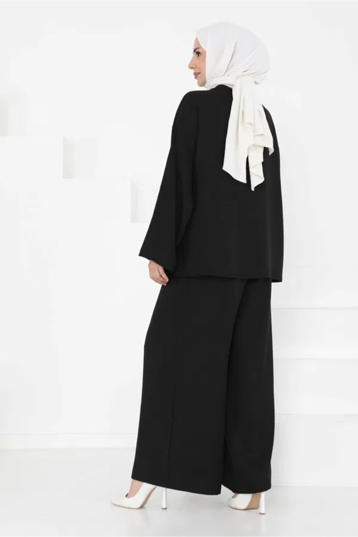 Butik Bağlamalı Ceket Pantolon