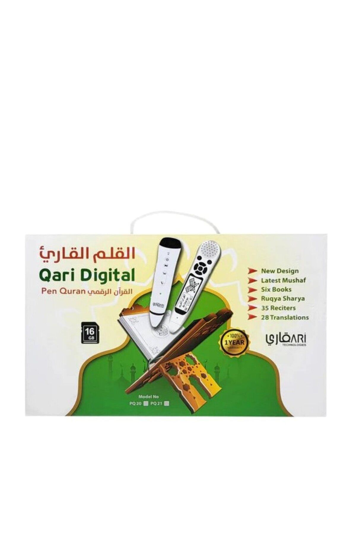 Qari-LCD Small Size Mushaf, Digital 2.2" LCD Pen Quran, With 6 Books - 16GB 6