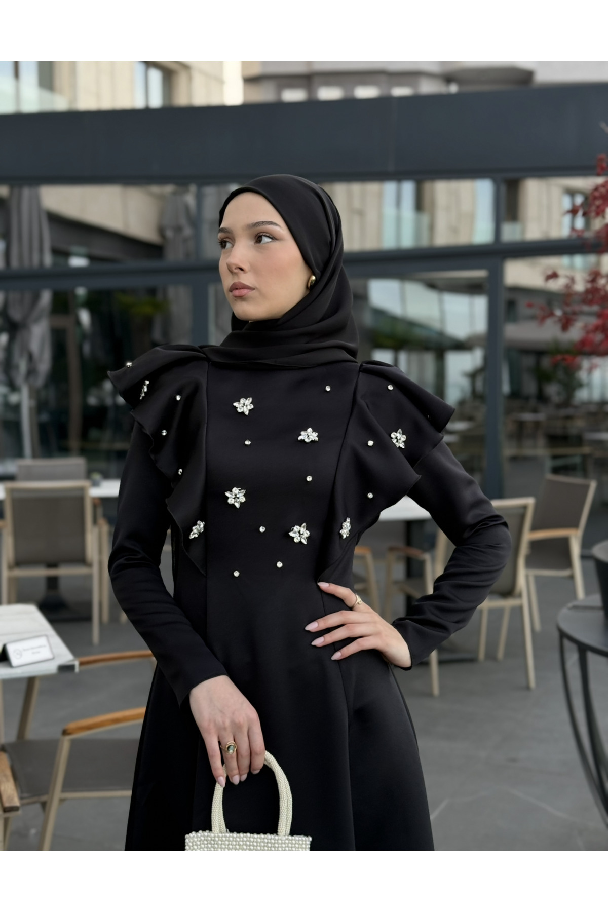 Butik Lady Tesettür Abiye Elbise