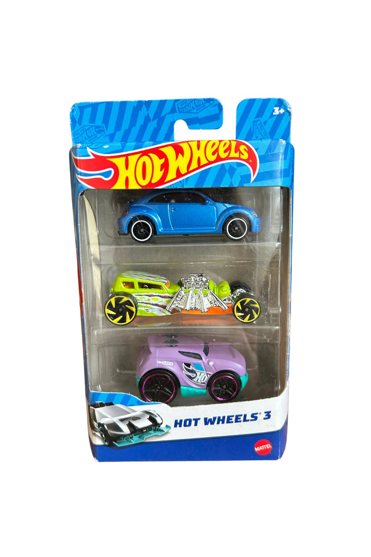 HOT WHEELS 3'LÜ ARABA SETİ