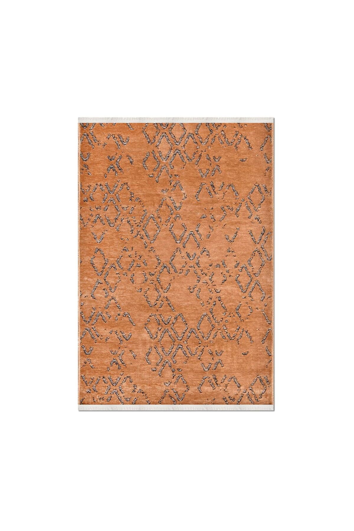 MATMEL 8313 Asil Kahve Modern Kilim - Bej - 160x230 cm