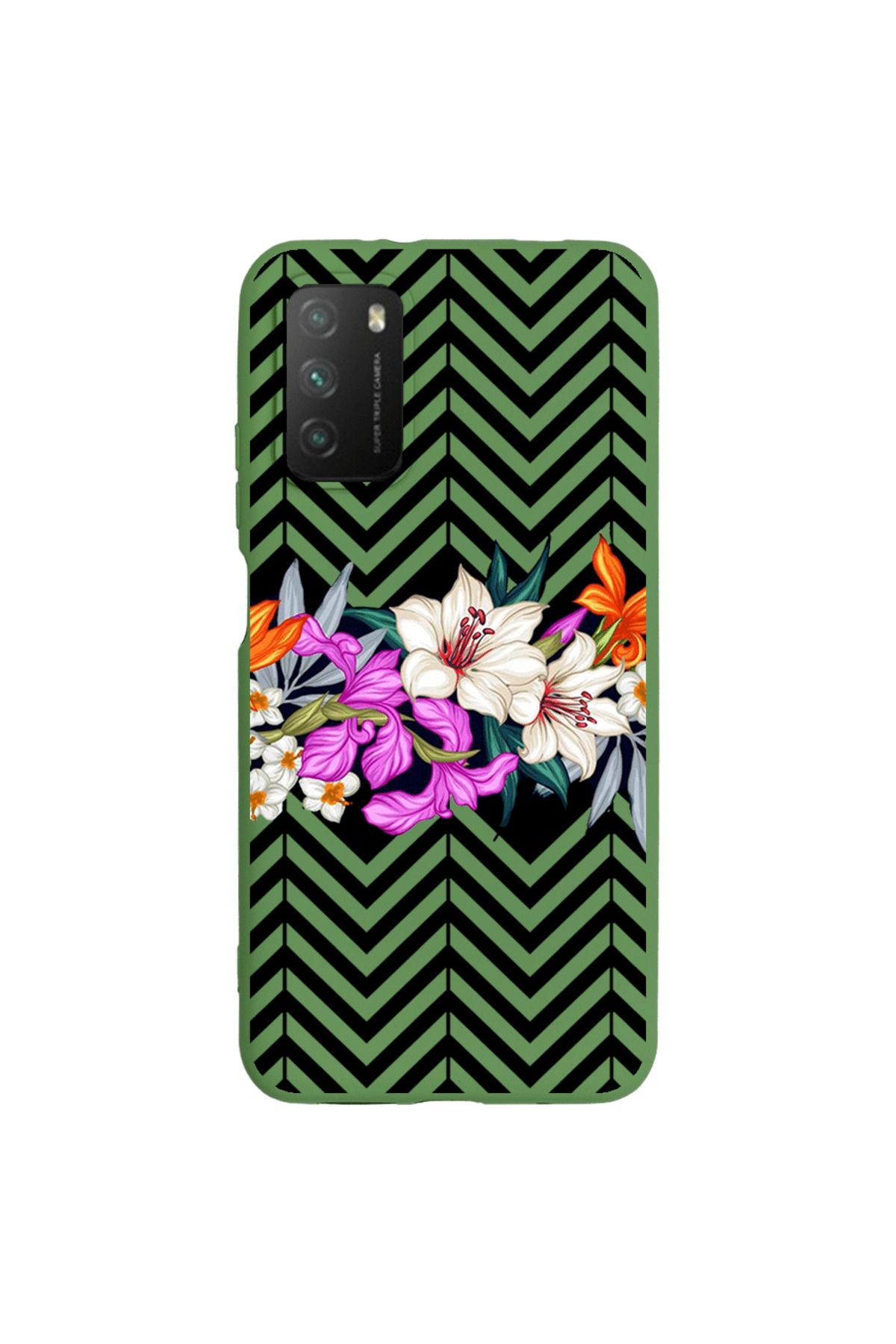 Royaleks Xiaomi Redmi 9T Lansman Kılıf - Çiçek