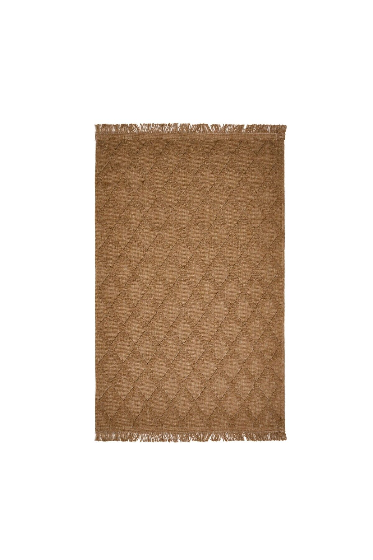 MATMEL Soft Ruut Rutenna Halı - Bej - 120x180 cm