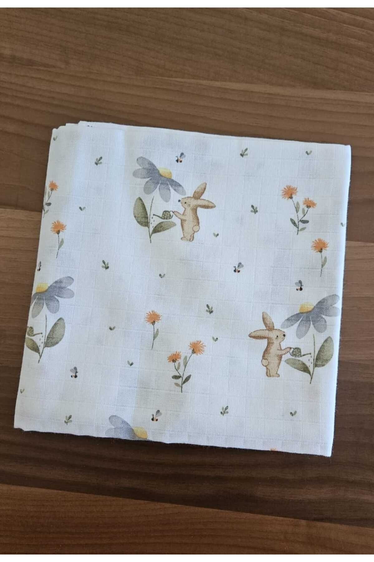 Home MÜSLİN %100 PAMUK BEBEK ÇOK AMAÇLI BATTANİYE